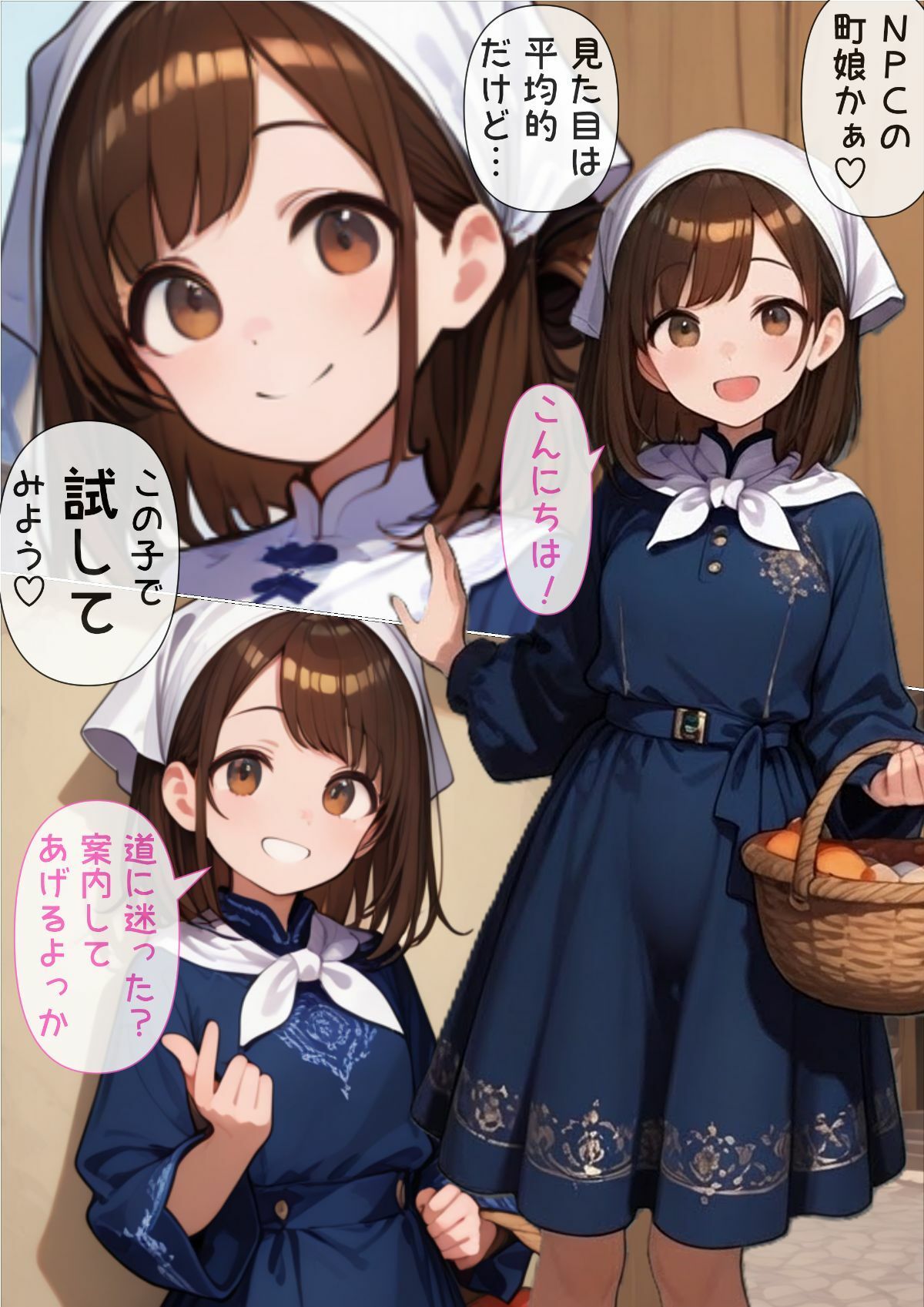NPCにエロMODで種付け放題〜RPGの町編〜 - サンプル画像 2