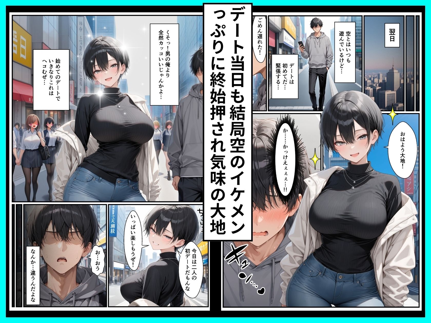 一週間後に学園の王子様な巨乳幼馴染とイチャらぶセックスする話 - サンプル画像 4