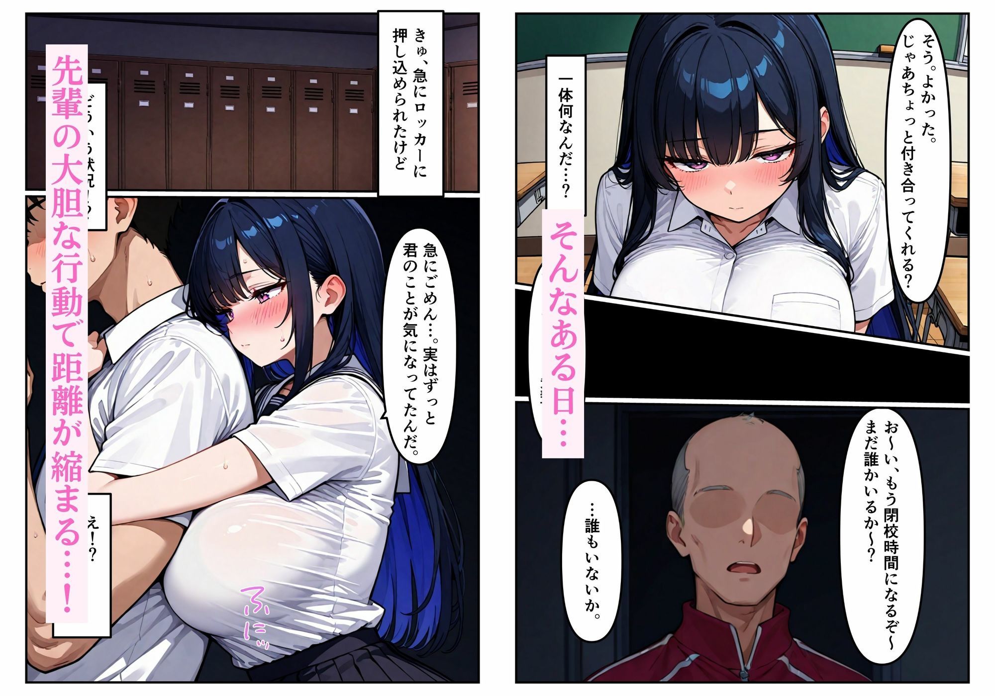 クール巨乳先輩と所構わずセックスする話。 - サンプル画像 3