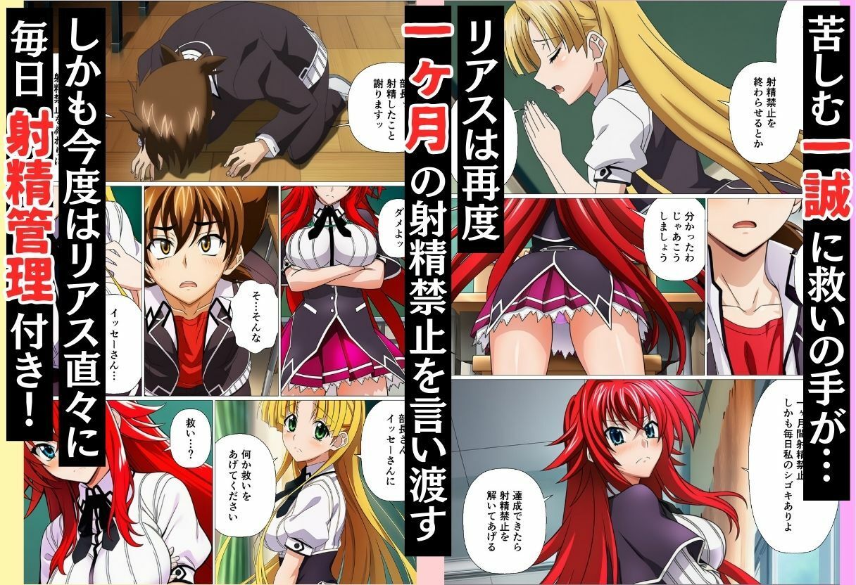 もしリアスたちがイッセーの射精管理したら【ハ◯スクールD×D編】 - サンプル画像 8