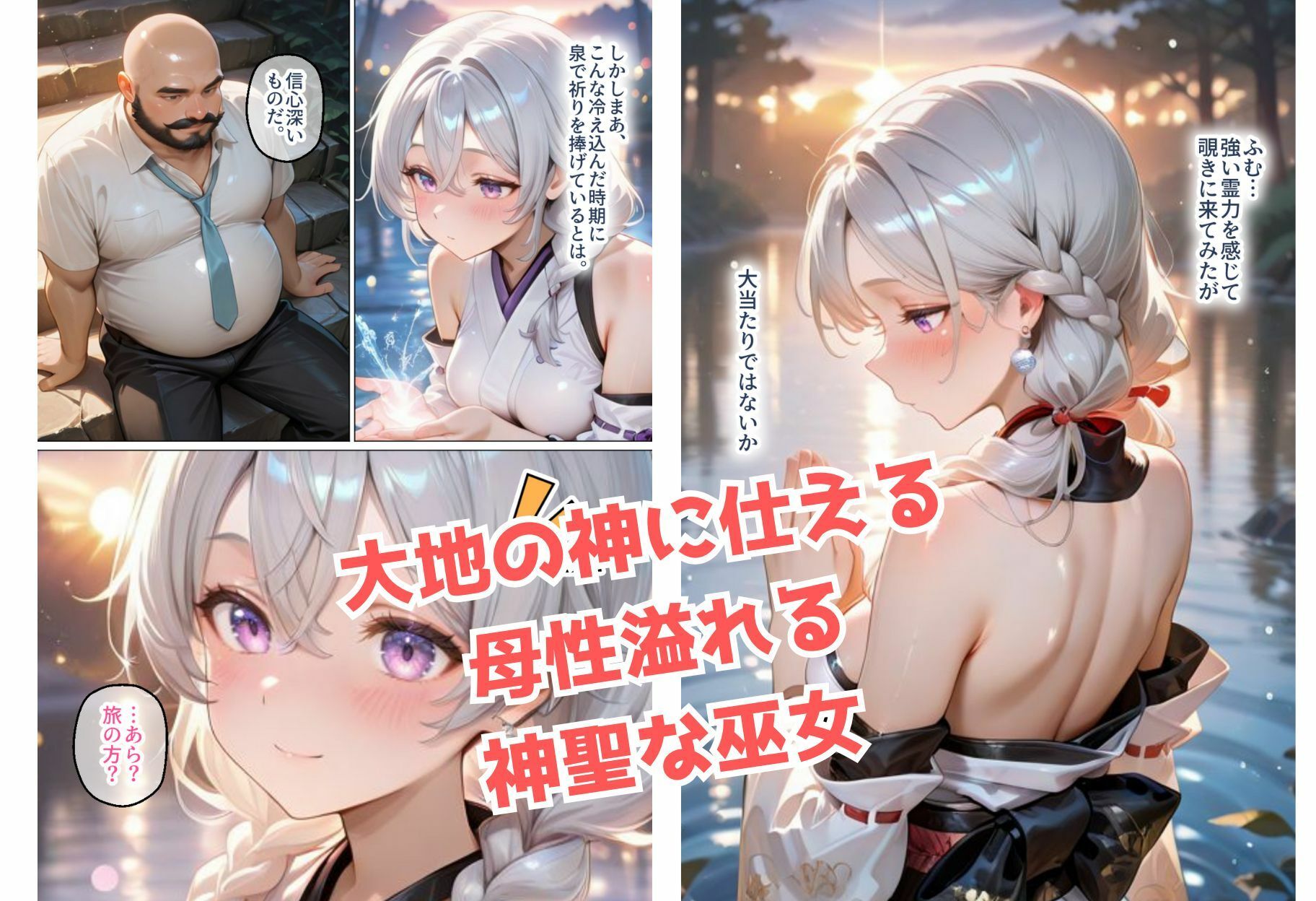 神聖な巫女がチン棒に服従した件2【全Pセリフ有】 - サンプル画像 1