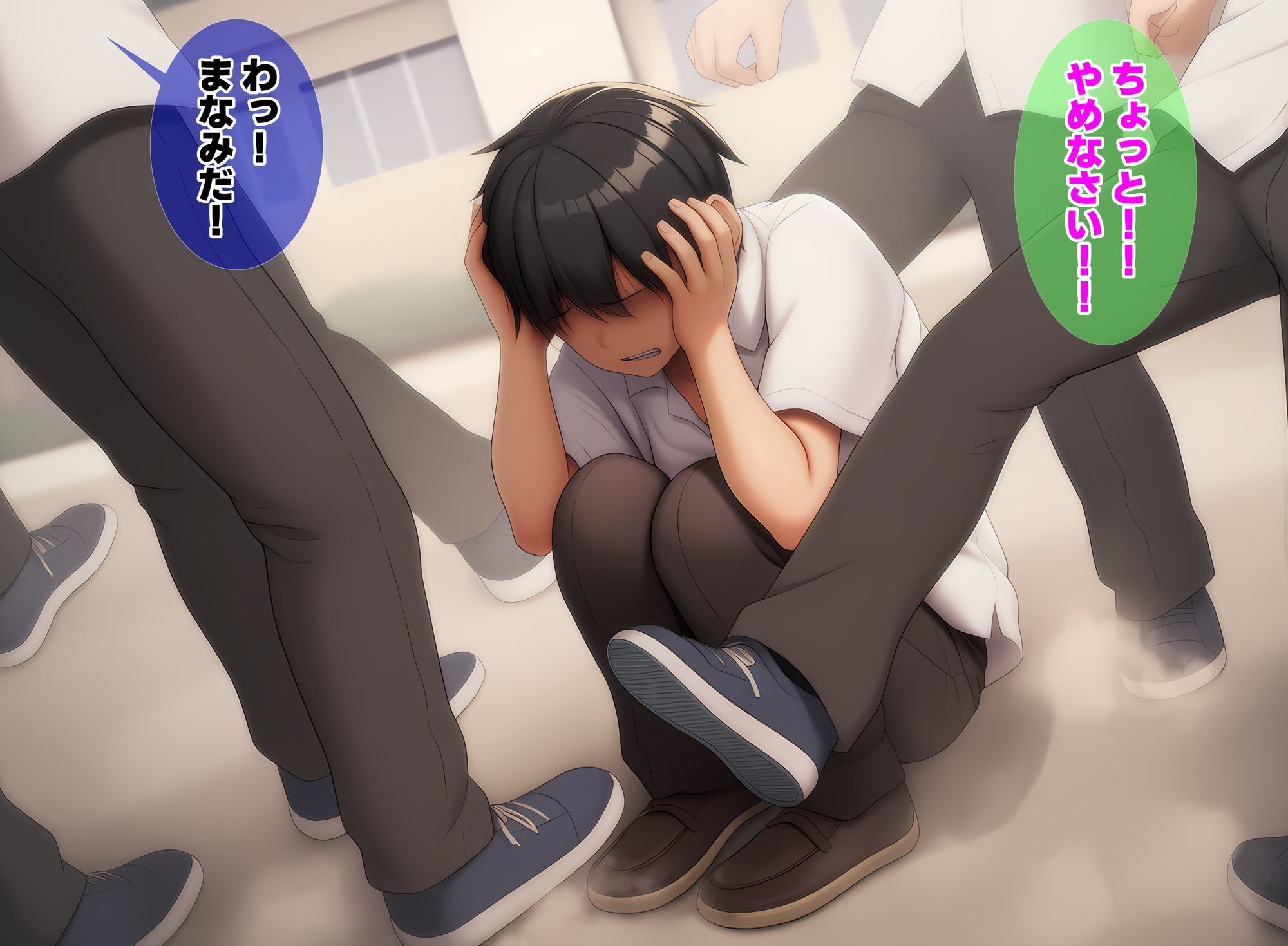 爆乳女教師まなみさん 秘密のエロ授業 いじめられっ子の慰め性交と肉欲の学園 - サンプル画像 1