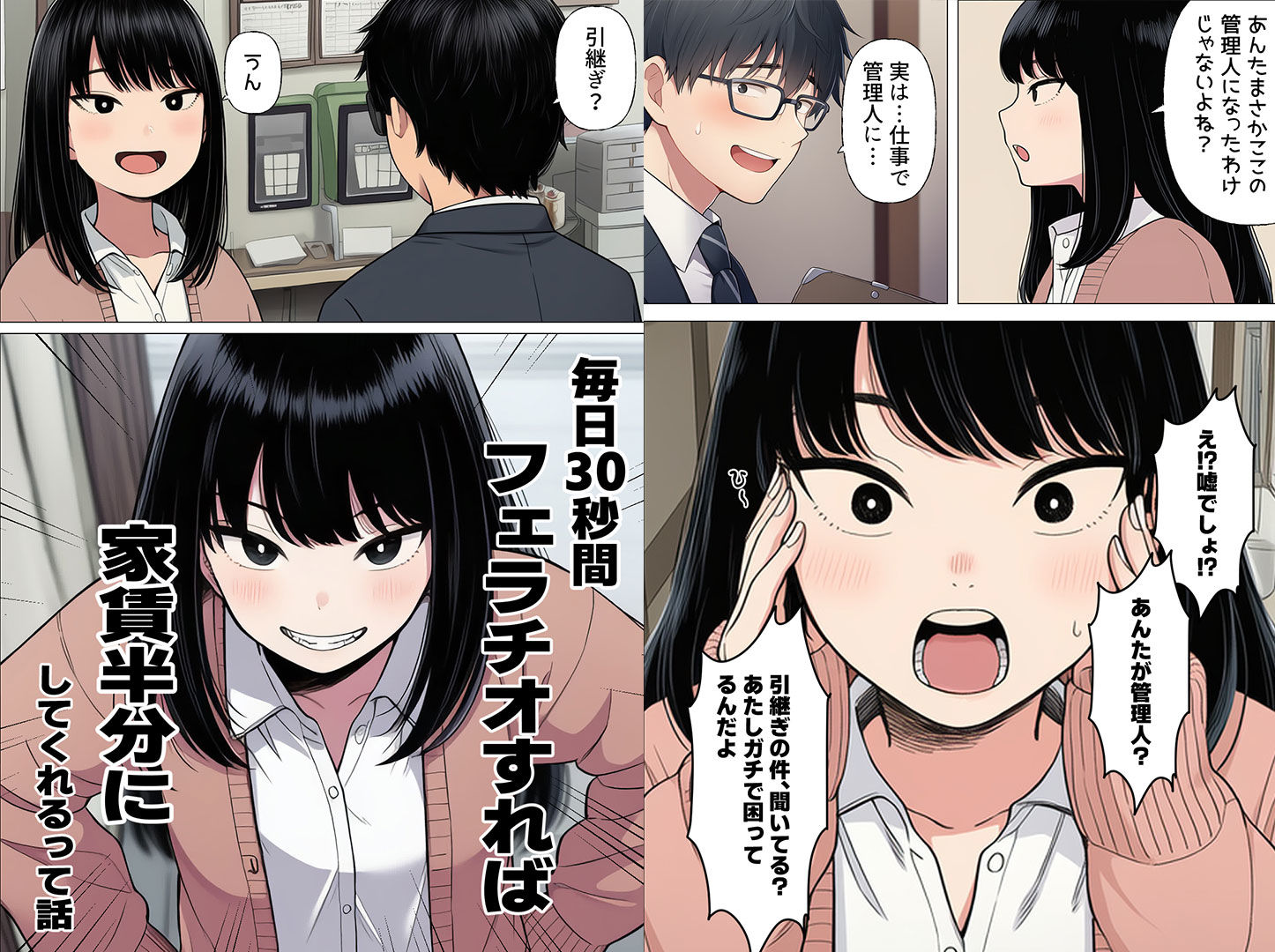 まさか僕が元同級生しか住んでいないマンションの管理人になるとは - サンプル画像 4