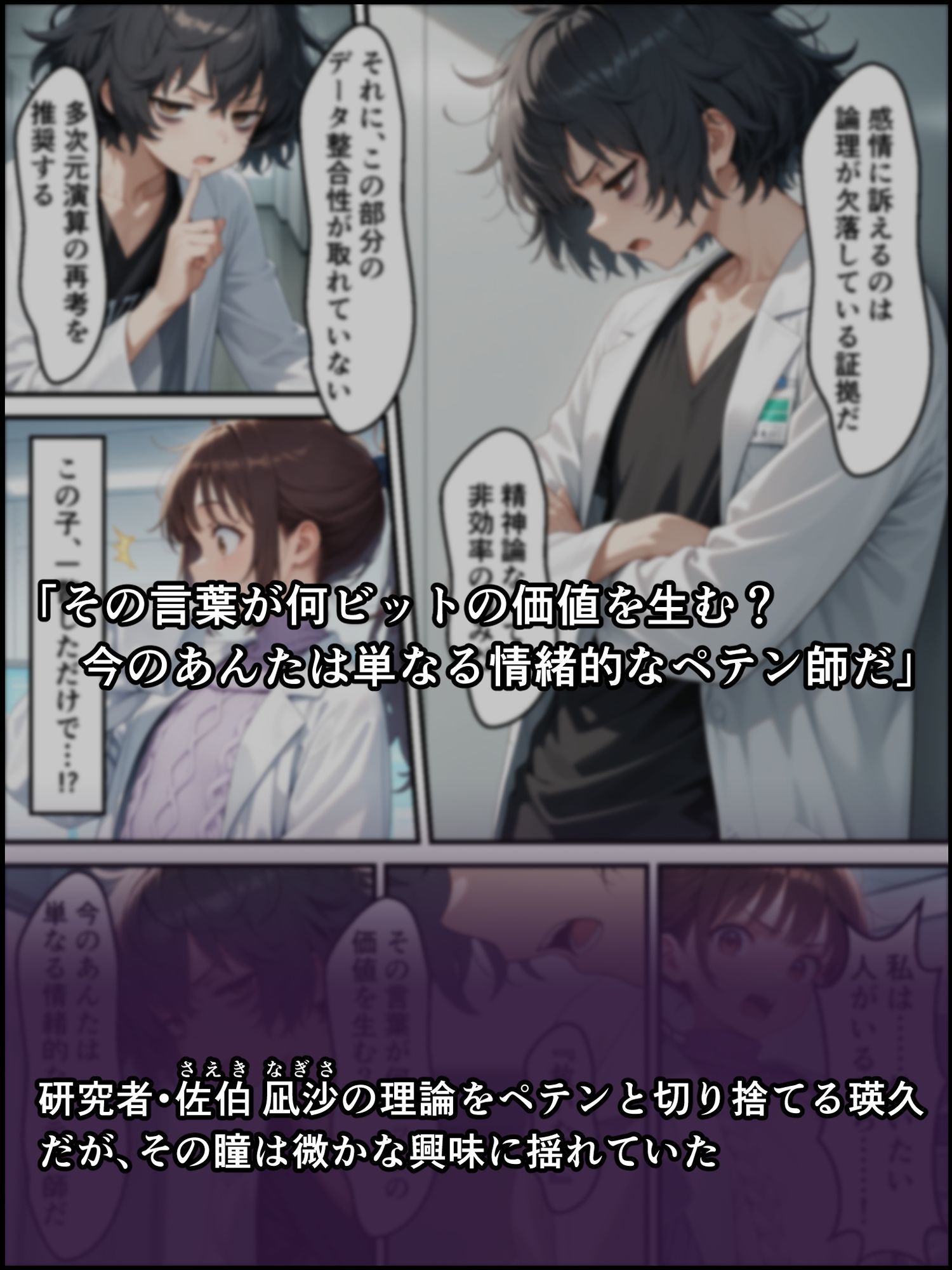 蝕宴のコラプティオ 美人研究者に憑依され美少女に変えられた天才○校生が、オスを喰い漁る黒ギャル淫魔に堕ちるまでの1ヶ月間 - サンプル画像 2
