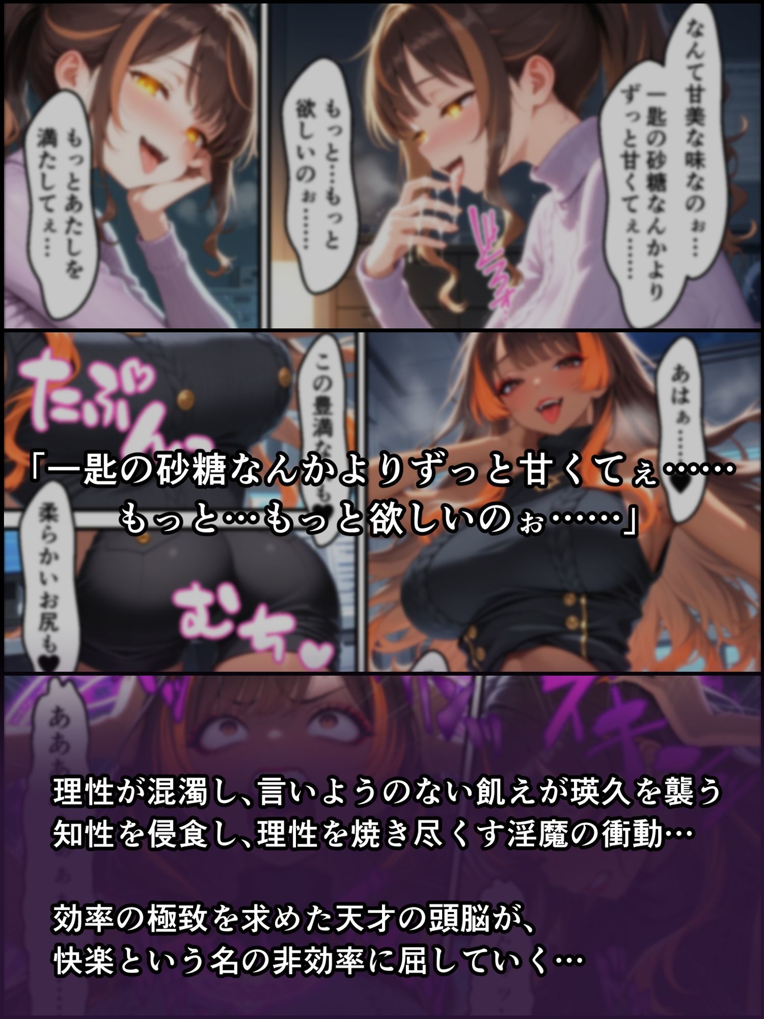 蝕宴のコラプティオ 美人研究者に憑依され美少女に変えられた天才○校生が、オスを喰い漁る黒ギャル淫魔に堕ちるまでの1ヶ月間 - サンプル画像 10