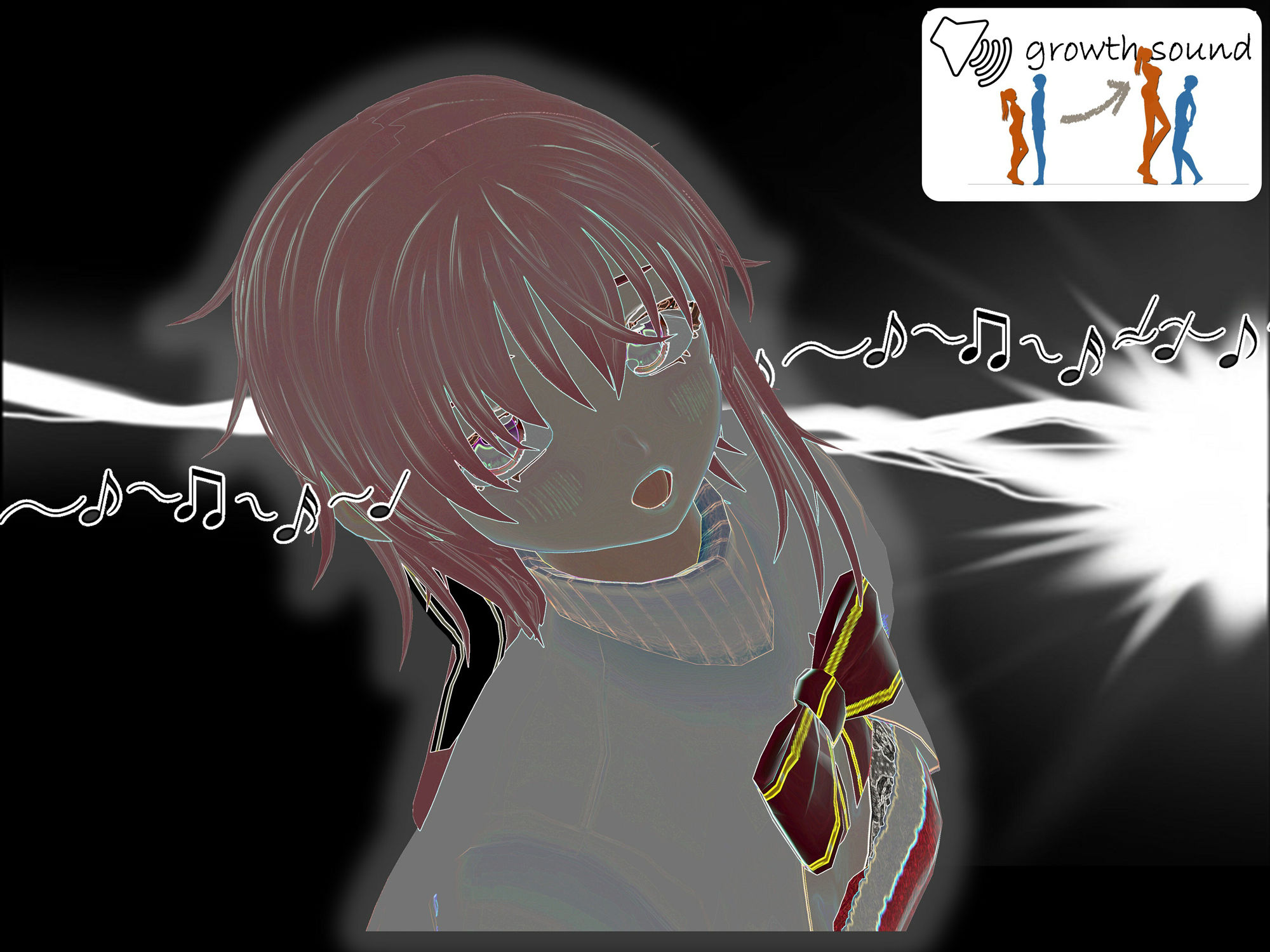 女子だけデカく 男子を追い抜く 成長音〜サンタ編〜 - サンプル画像 9