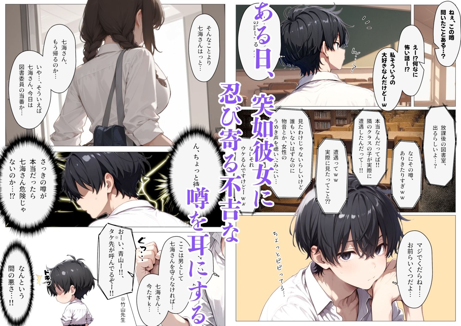 図書室の彼女と僕だけの秘密 - サンプル画像 2