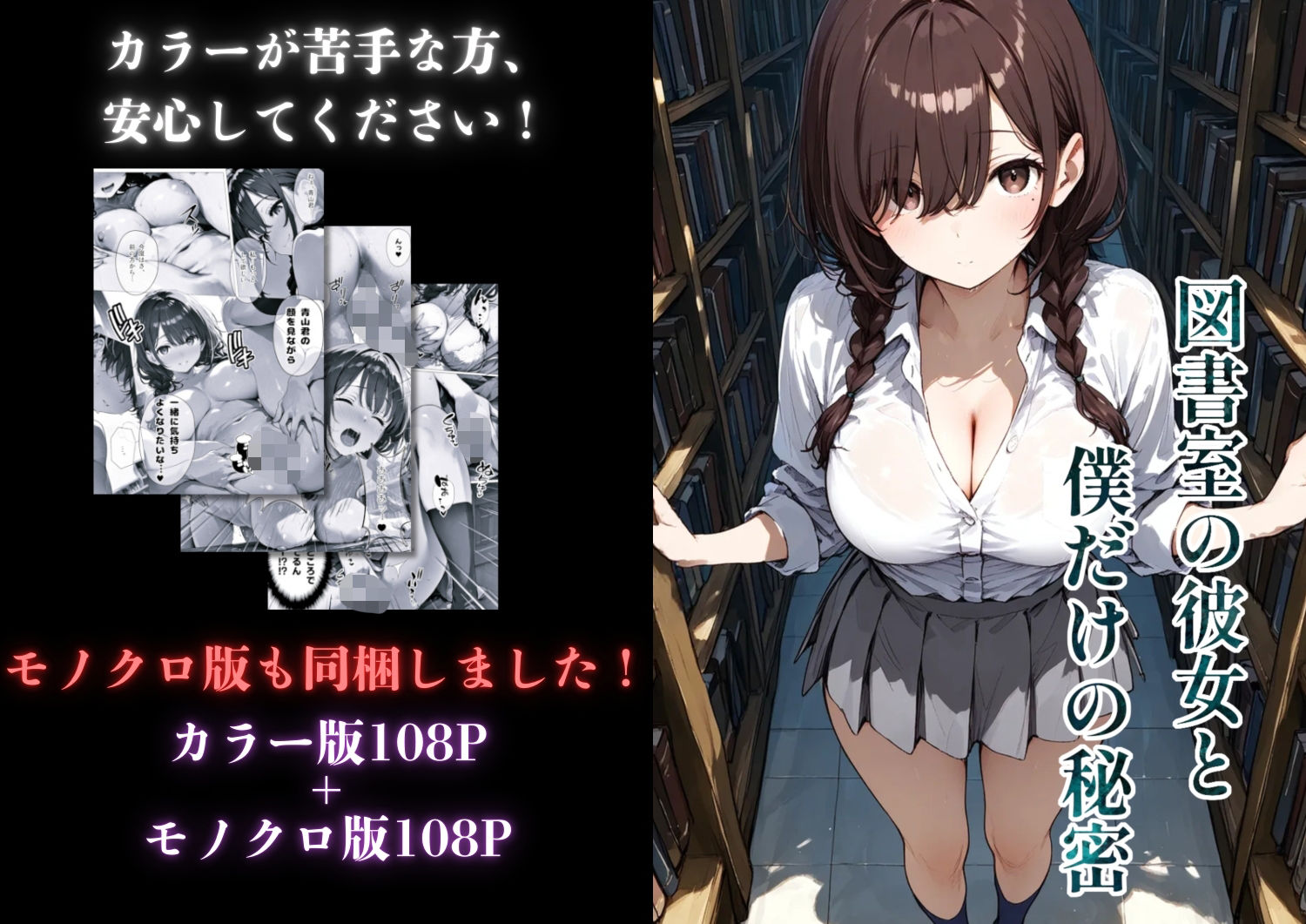 図書室の彼女と僕だけの秘密 - サンプル画像 9