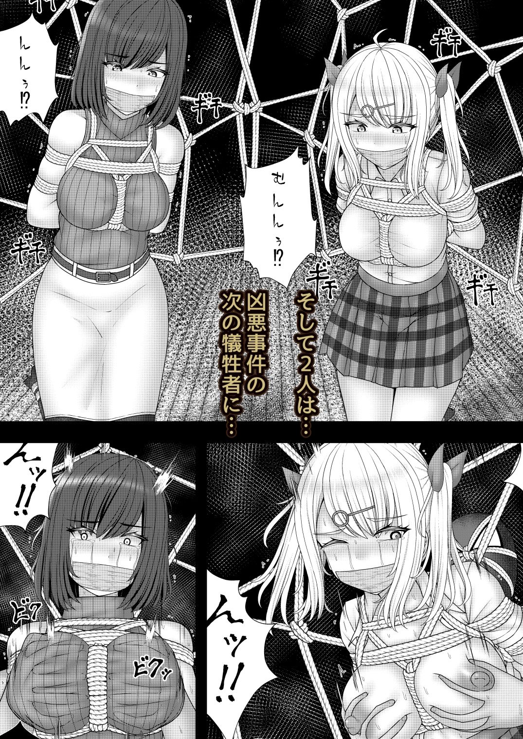 縄蜘蛛の餌 蜘蛛の巣の罠 - サンプル画像 4