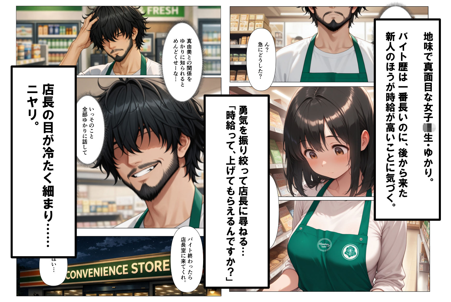 処女の地味バイトを襲ったら、実はエロ動画マニアで、マンコ締め付け吸引きつめで俺が負けた話 - サンプル画像 1