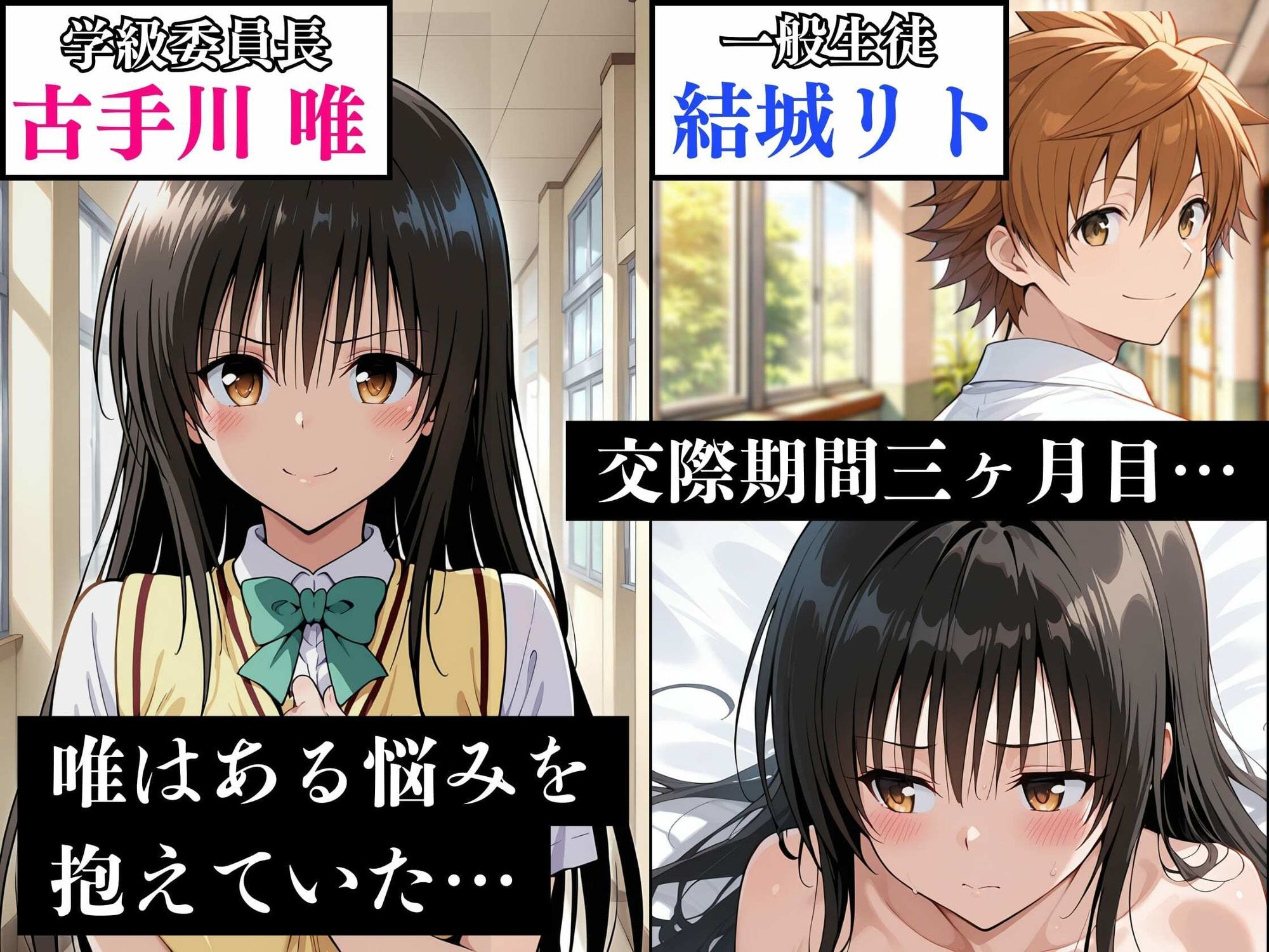 学級委員長 古手川 唯〜担任教師に犯●れる〜 - サンプル画像 1