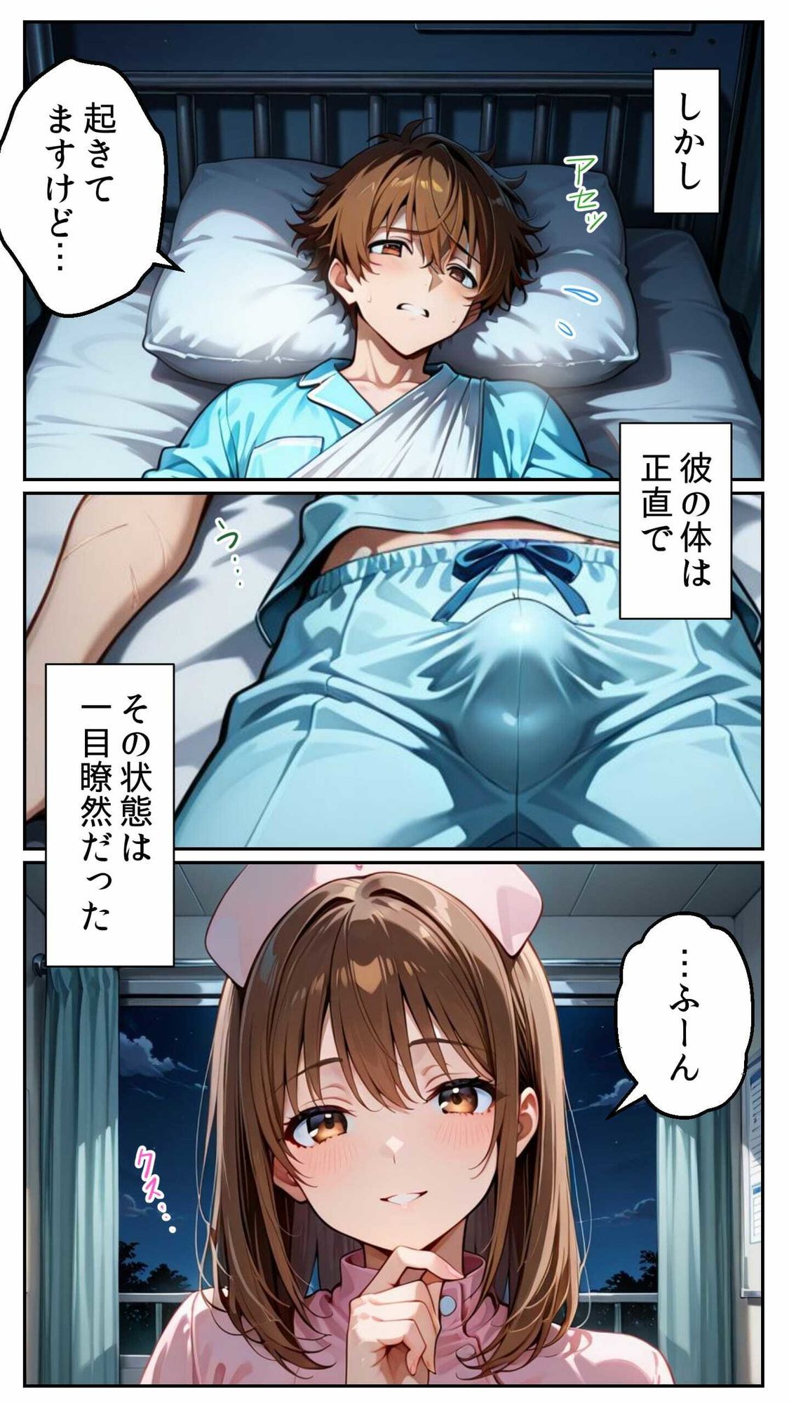 白衣の天使と背徳の病室 〜看護師まどかの禁断ケア〜 - サンプル画像 2