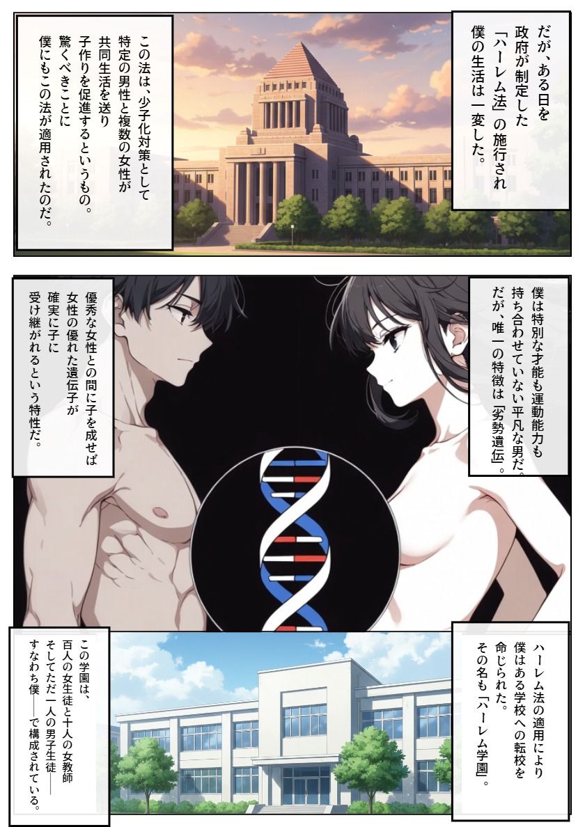 ハーレム学園 〜欲望の新法〜 - サンプル画像 2