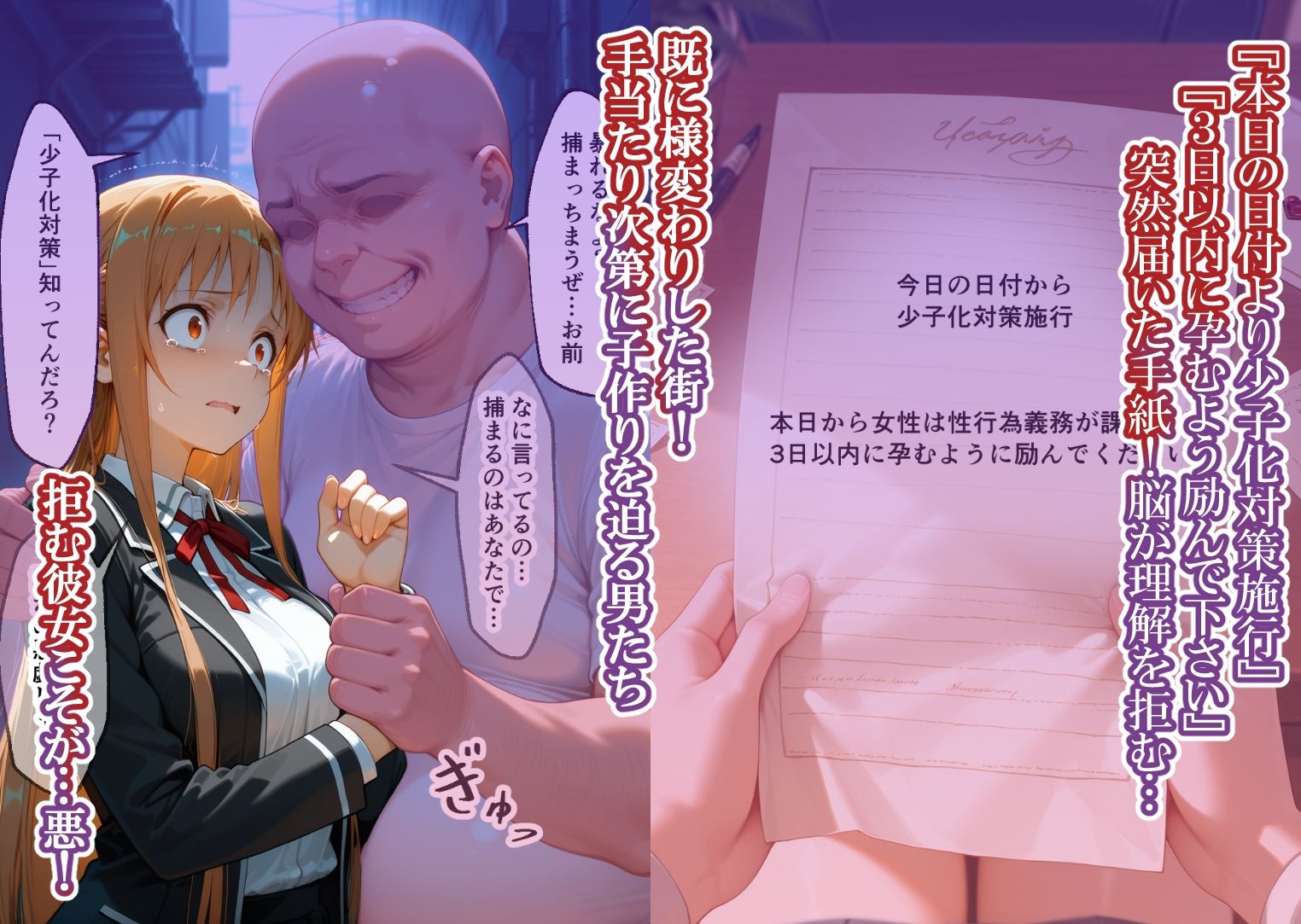 監禁アクメ地獄 孕んでも解放されない 快楽の牢獄 アスナ編 - サンプル画像 1