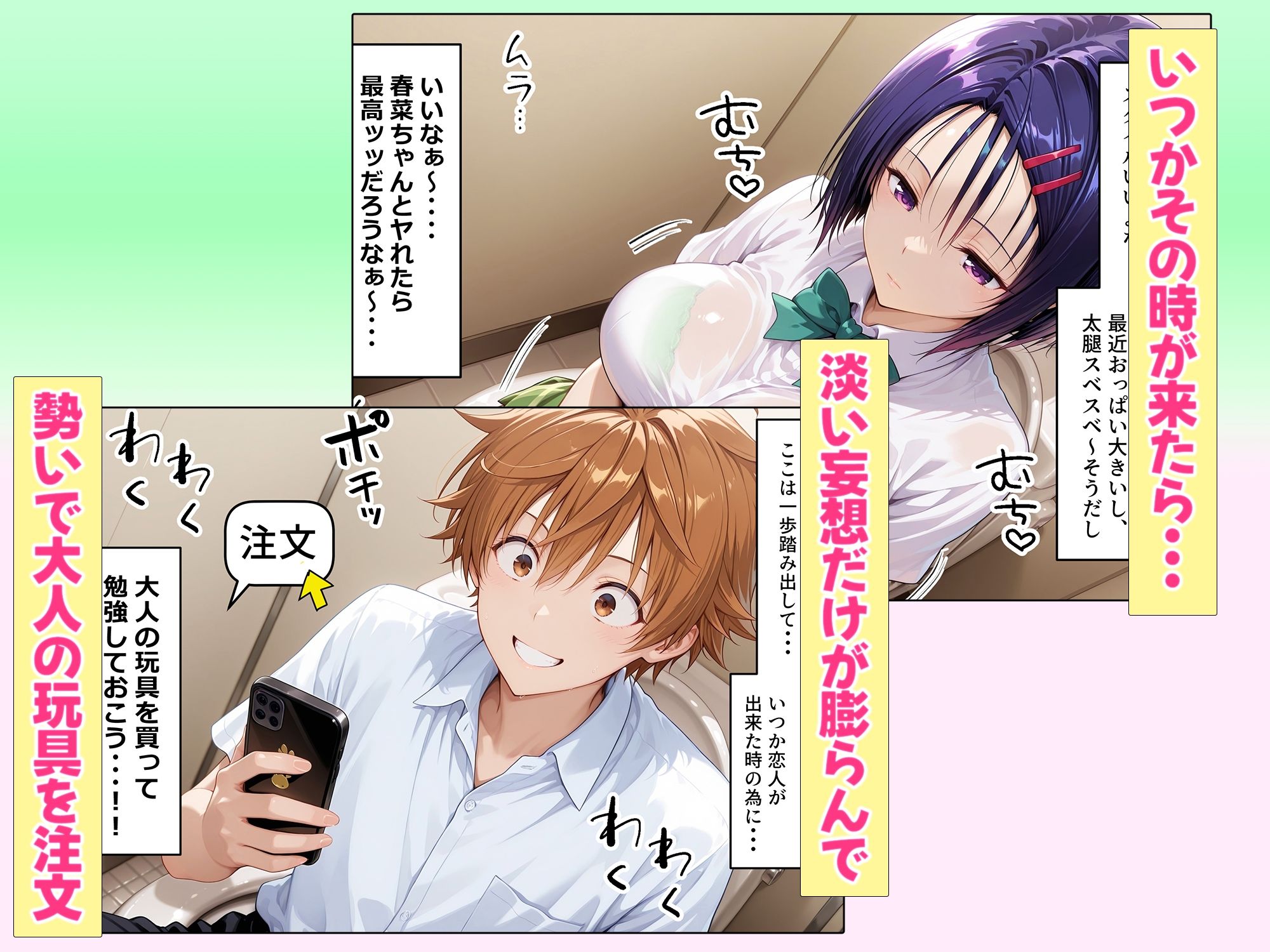 大人の玩具を注文したらまさかの同級生が届けにきた件  西連寺春奈 - サンプル画像 3