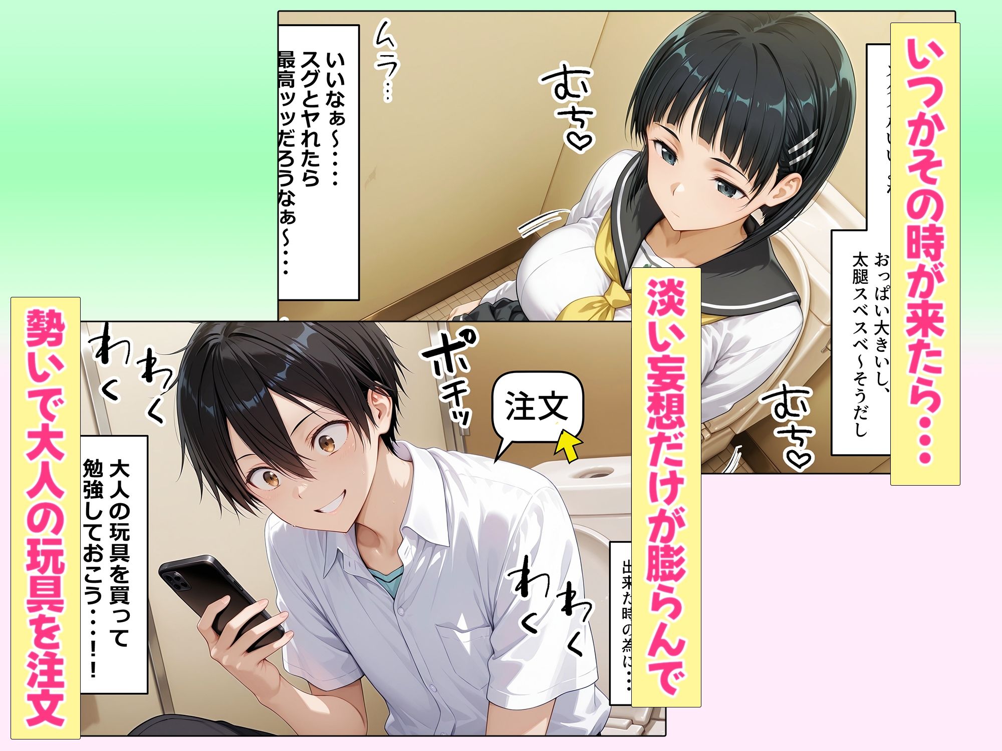 大人の玩具を注文したらまさかの妹が届けにきた件  桐ヶ谷直葉 - サンプル画像 3