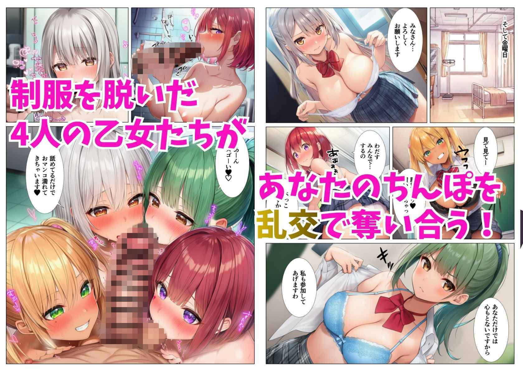 貞操逆転ハーレム！転生したら女子校の性担当教師だった件 - サンプル画像 9