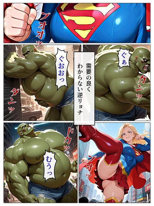 【スーパーヒロイン蹂躙-スーペリアガールver-前編】 - サンプル画像 2