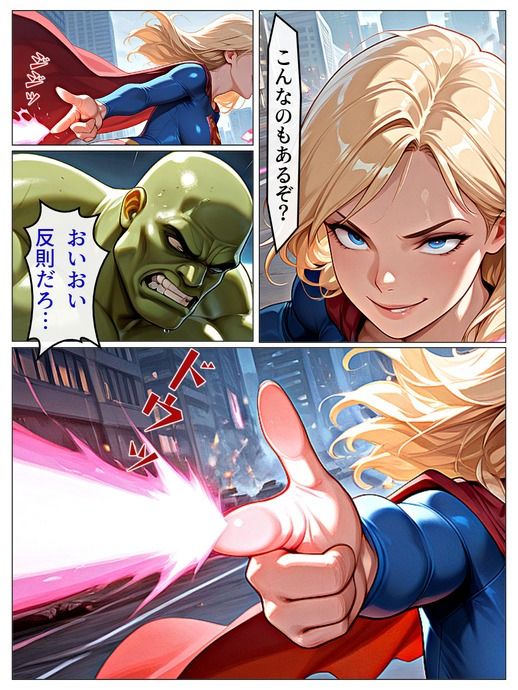 【スーパーヒロイン蹂躙-スーペリアガールver-前編】 - サンプル画像 3