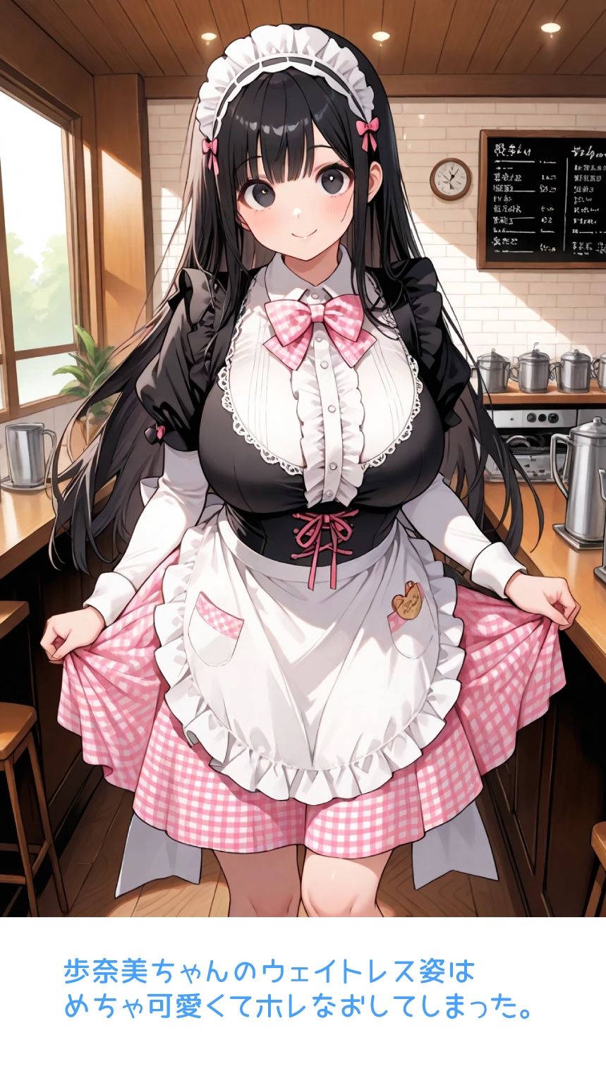 歩奈美ちゃん家でいっしょに勉強しない？2メイド編 - サンプル画像 1