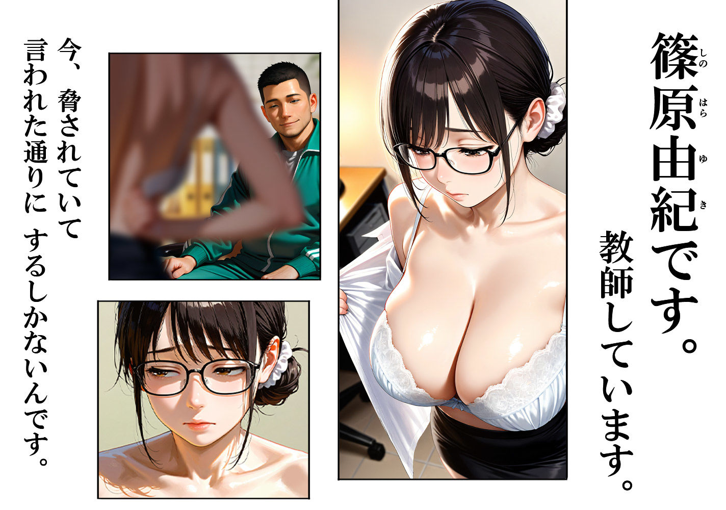 こそこそする女教師は篠原由紀です。 - サンプル画像 1
