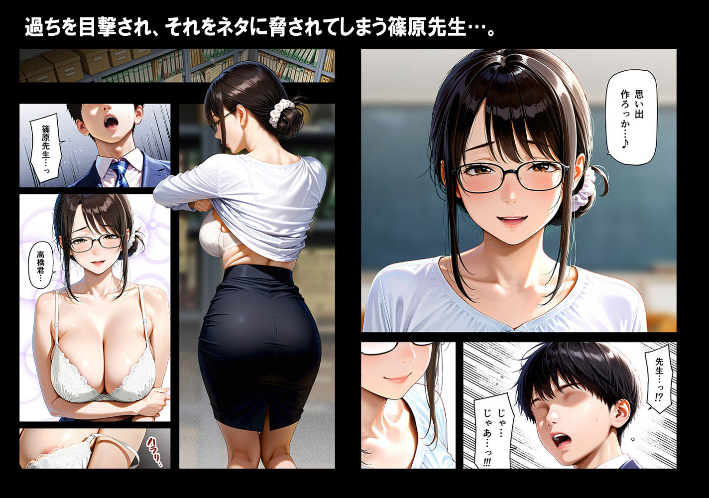 こそこそする女教師は篠原由紀です。 - サンプル画像 4
