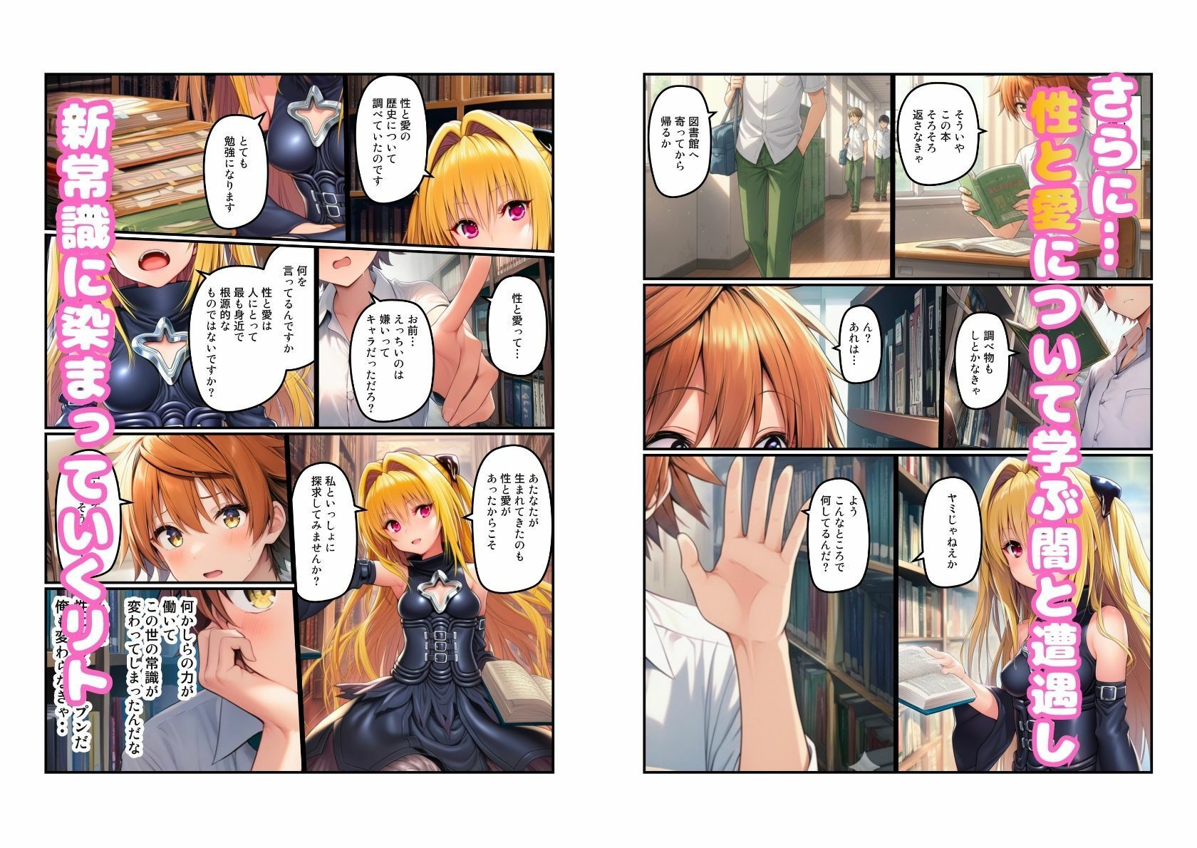 【常識改変の世界でリト快楽堕ち】とらぶる美女と（古◯川唯・金◯の闇・西◯寺春菜）とハーレムSEX - サンプル画像 6