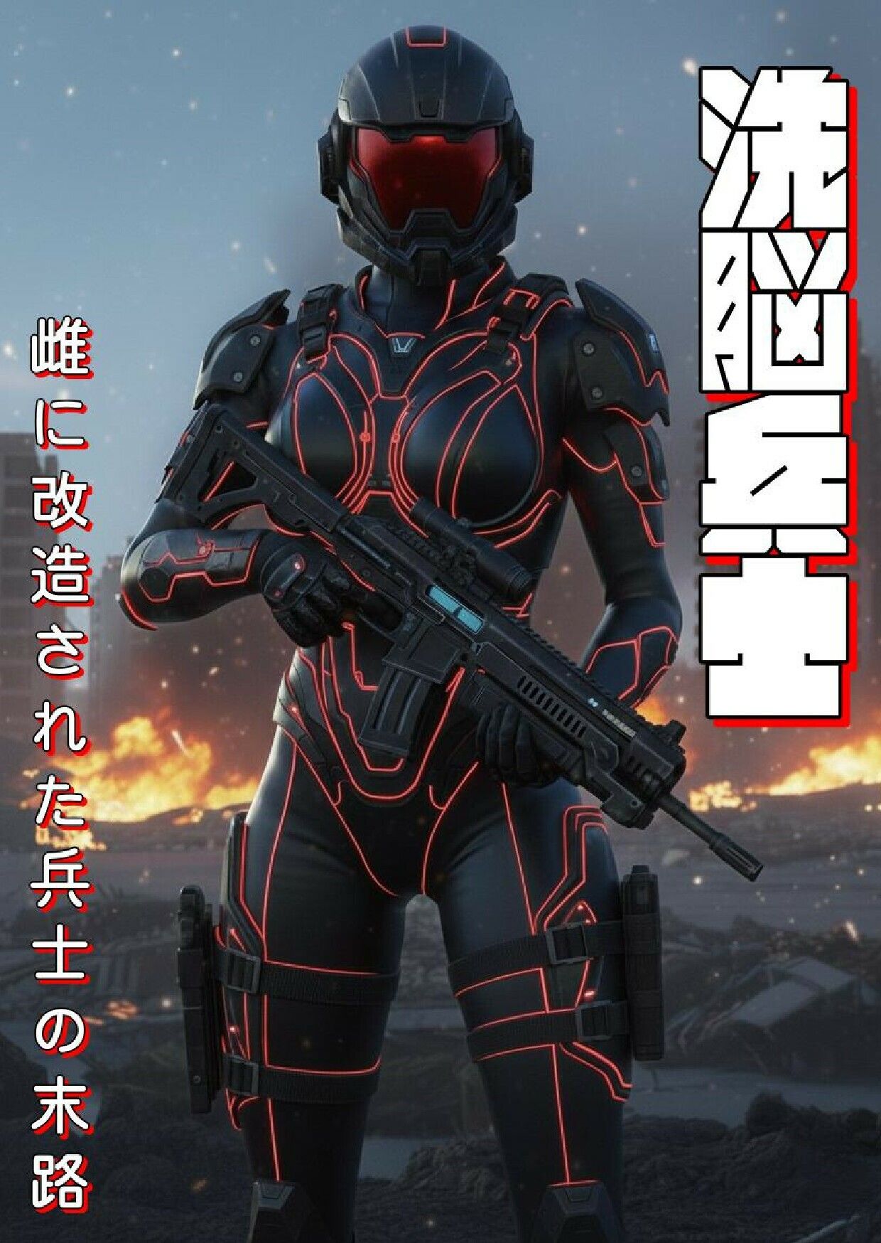 洗脳兵士:雌に改造された兵士の末路 - サンプル画像 1