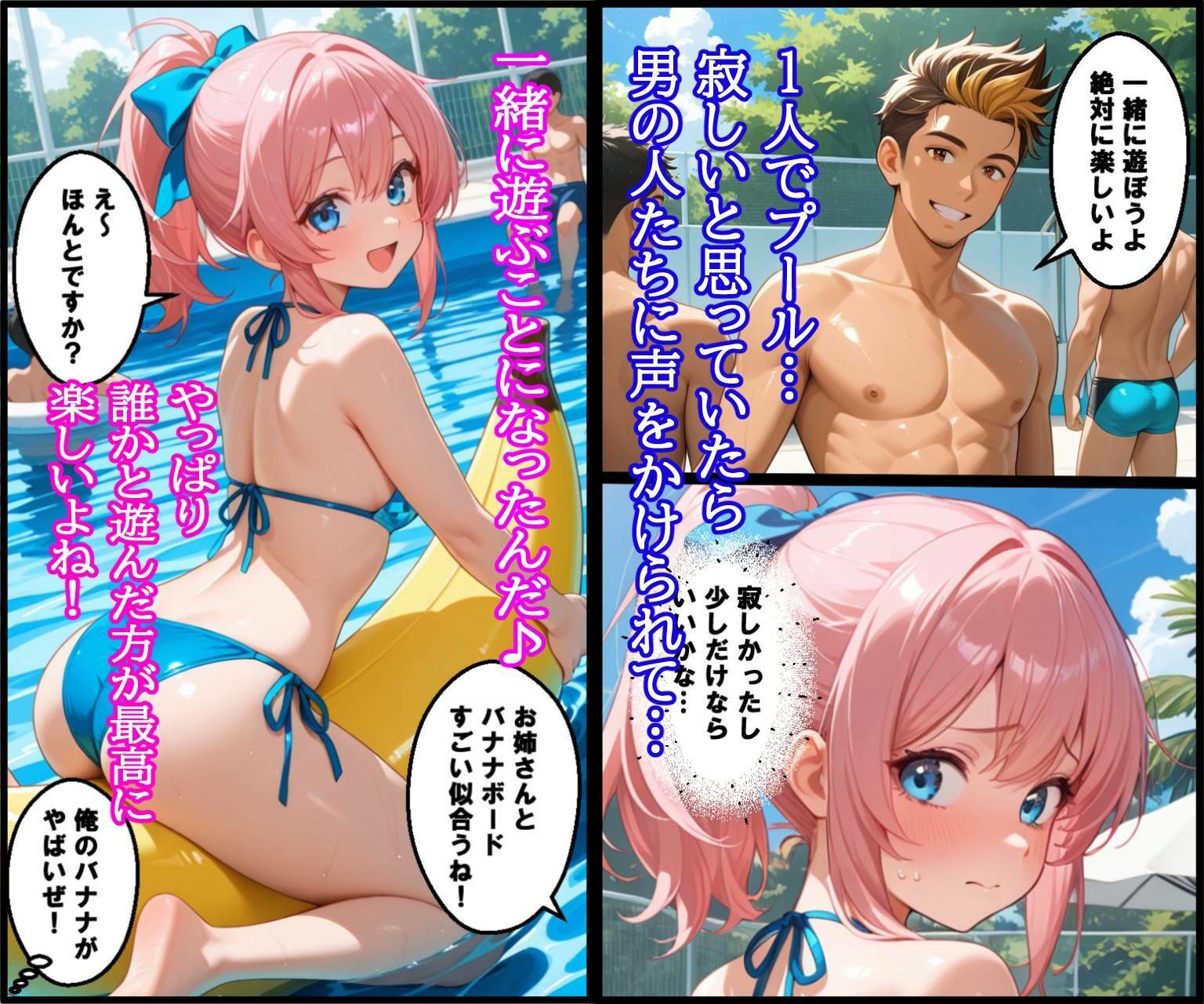 全裸アイドル  プールに遊びに行ったら全裸になちゃった - サンプル画像 3