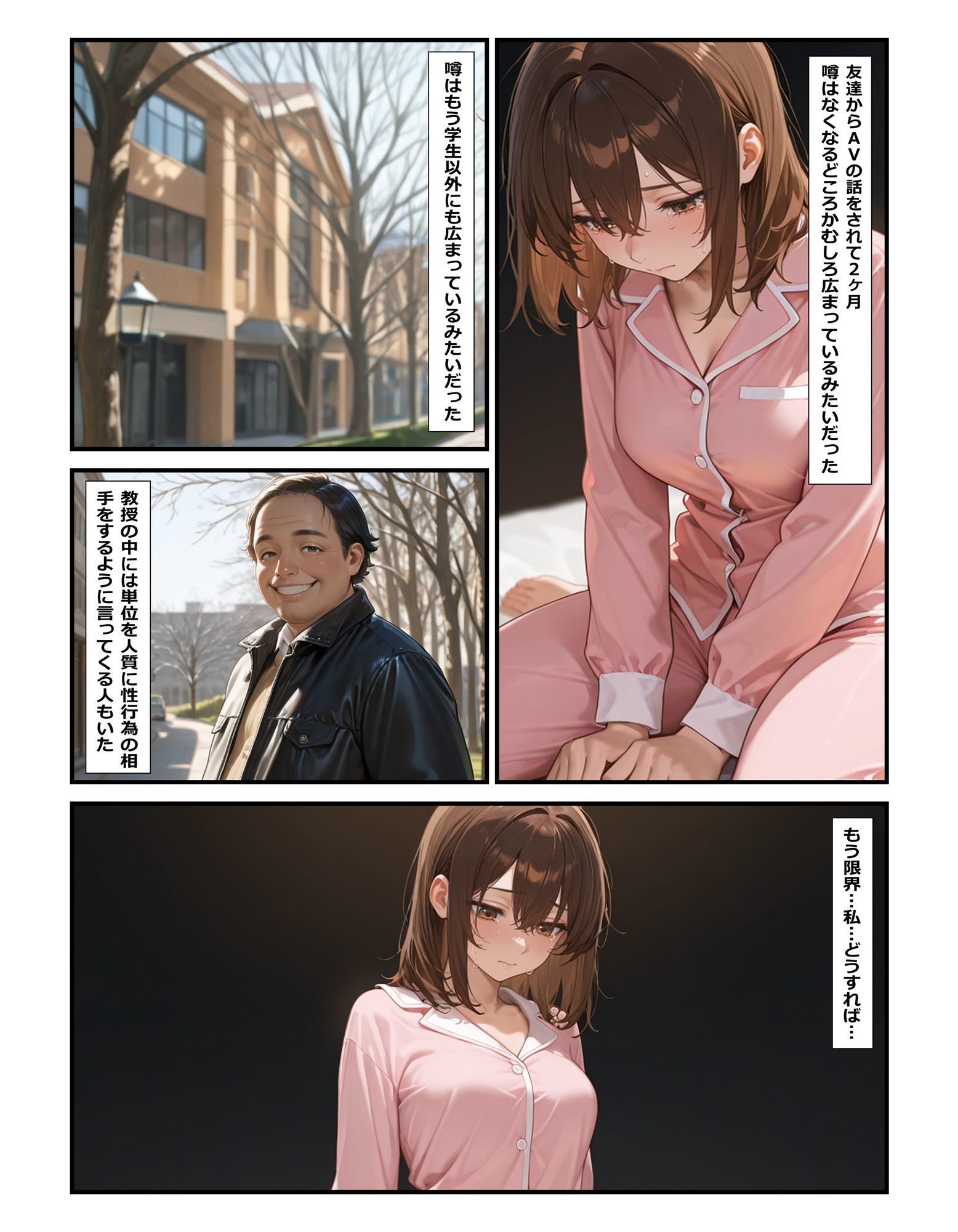 もう一人の私がAVに出ていたせいで  ビッチ扱いされて妊娠までしちゃいました - サンプル画像 8