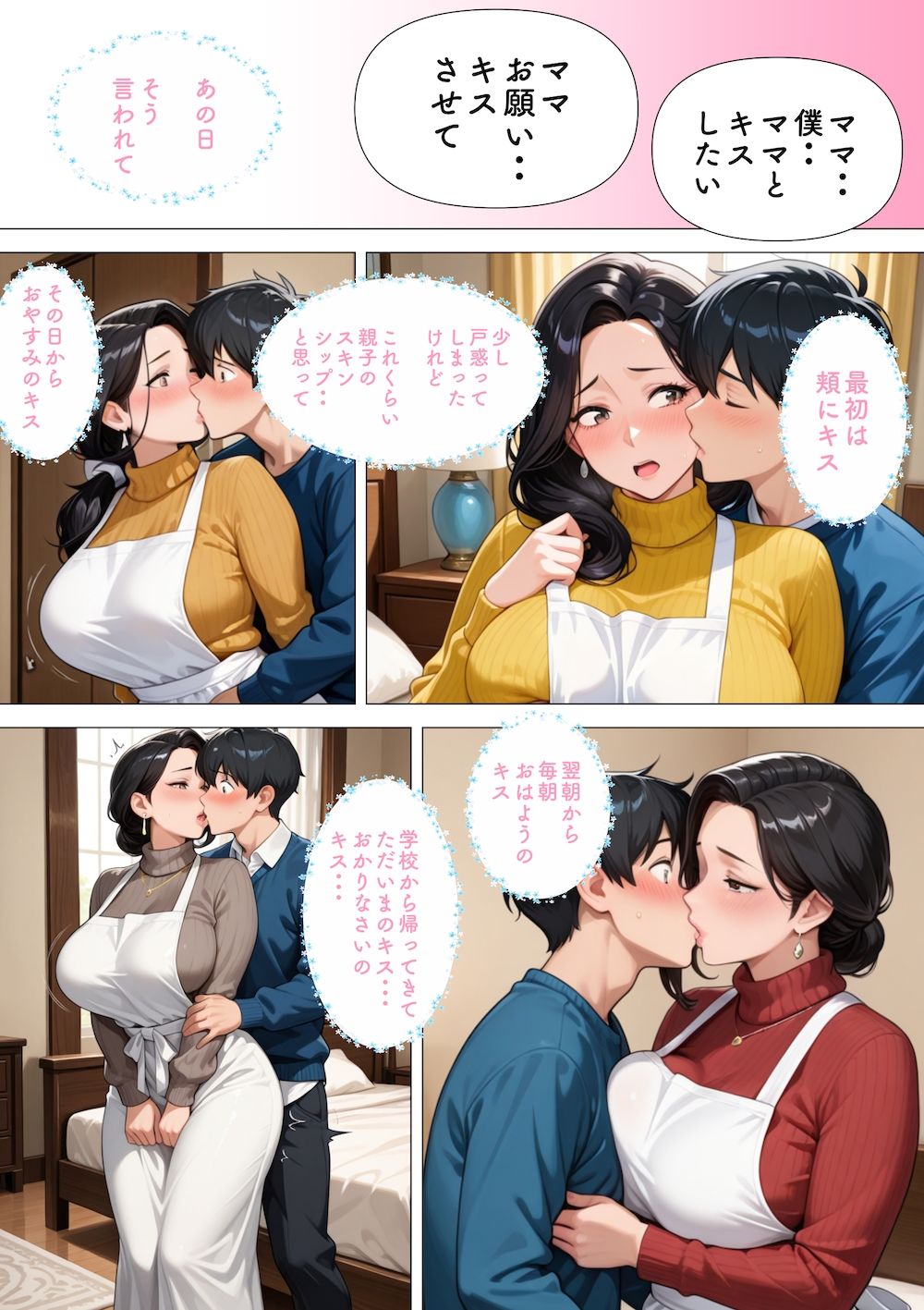 かつてアイドルだった母親が、かつての衣装を着せられて息子の恋人になる話 - サンプル画像 3