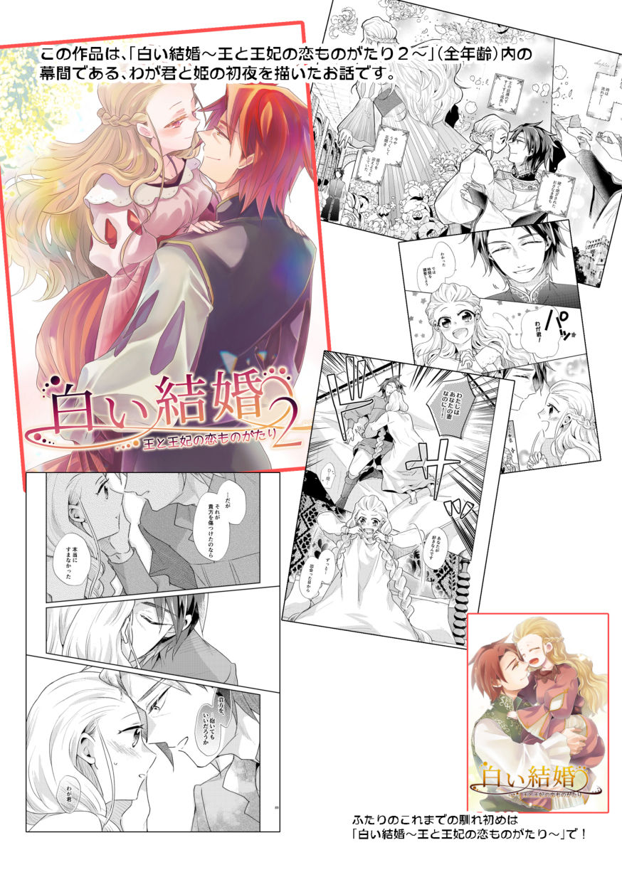 白い結婚‐王と王妃の恋ものがたり2‐【初夜】 - サンプル画像 10