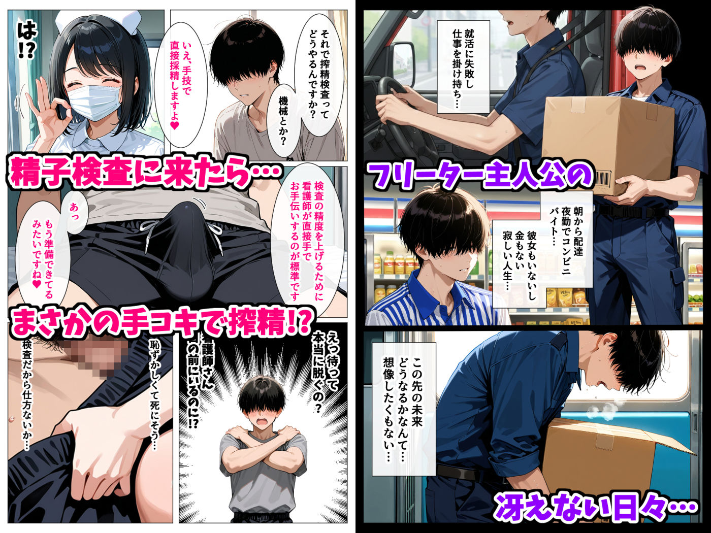 冴えないフリーターの俺が生殖機能検査したらまさかの『特A級精子』持ちだった！？〜ヤリまくり＆人生逆転した話〜 - サンプル画像 2