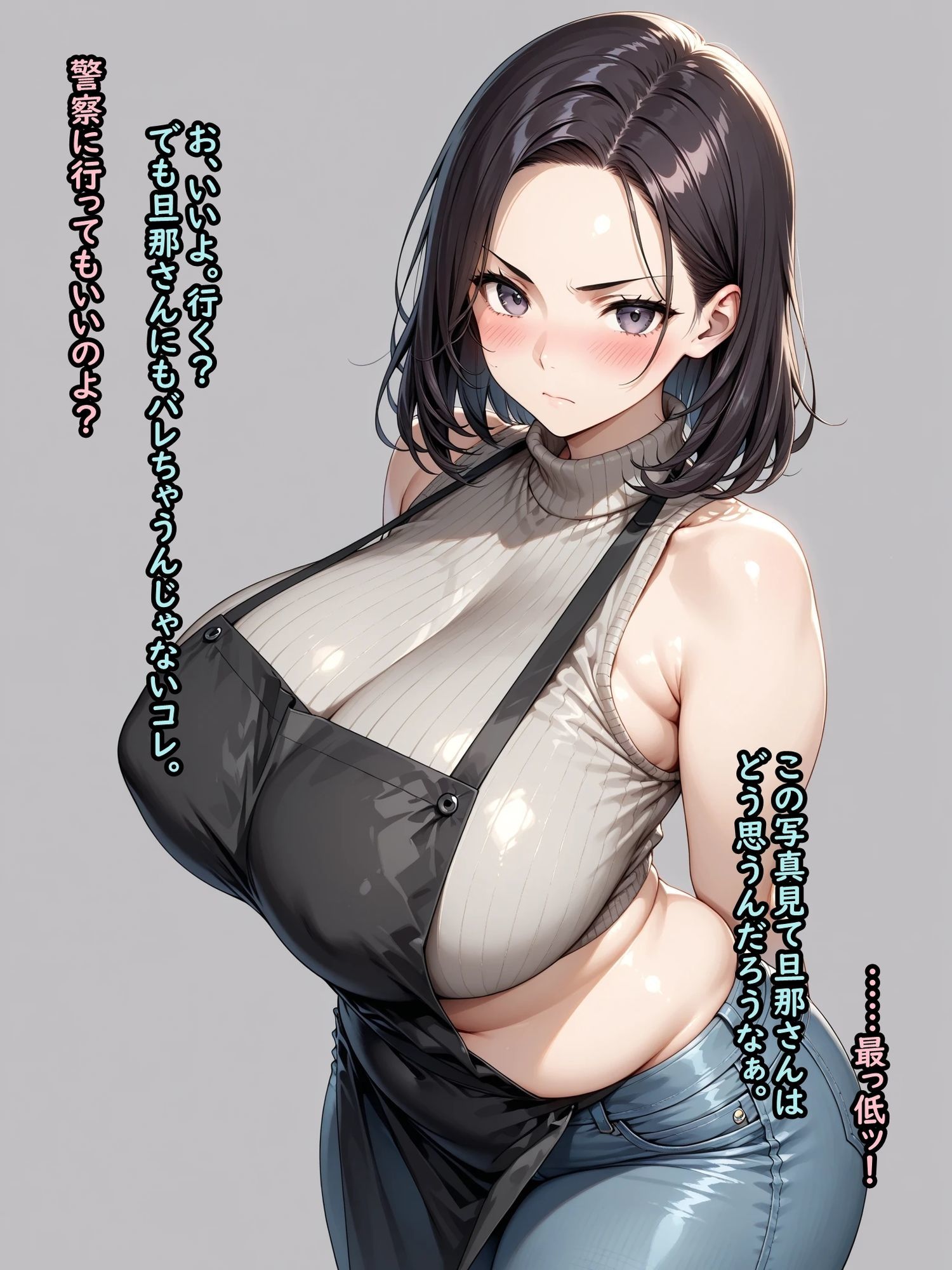 バ先の人妻ななこさんがデカチンに堕ちるまで - サンプル画像 4