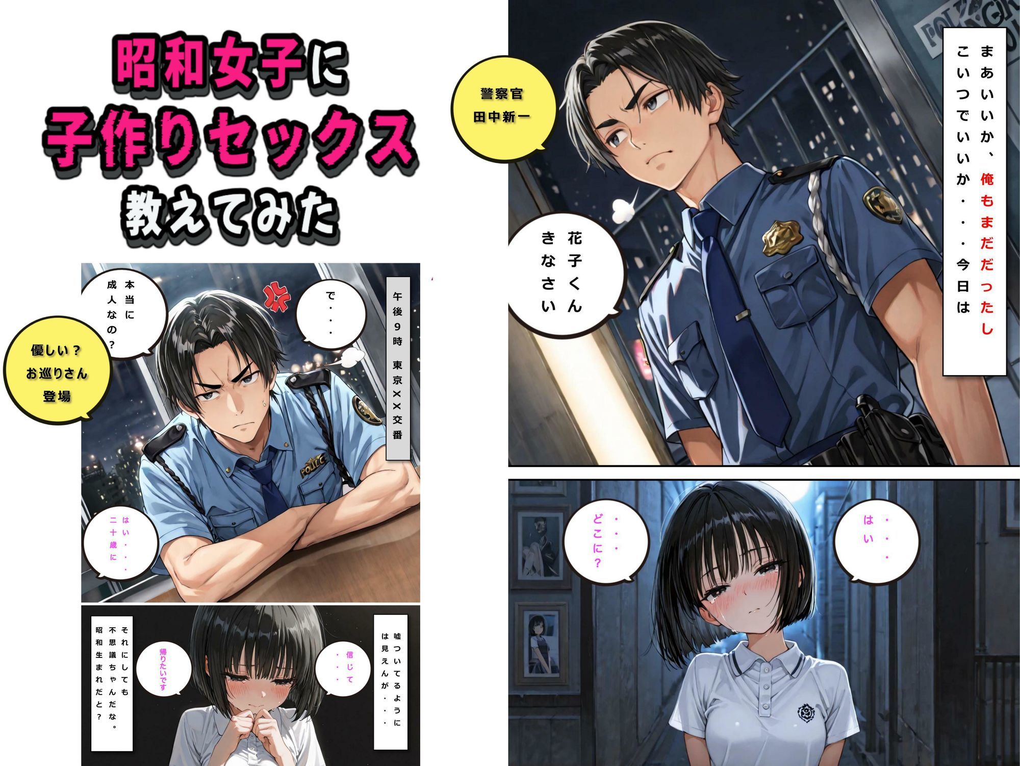 タイムスリップしてきた昭和女子に子作りセックスを教えてみた:昭和女子は妻の祖母？ - サンプル画像 4