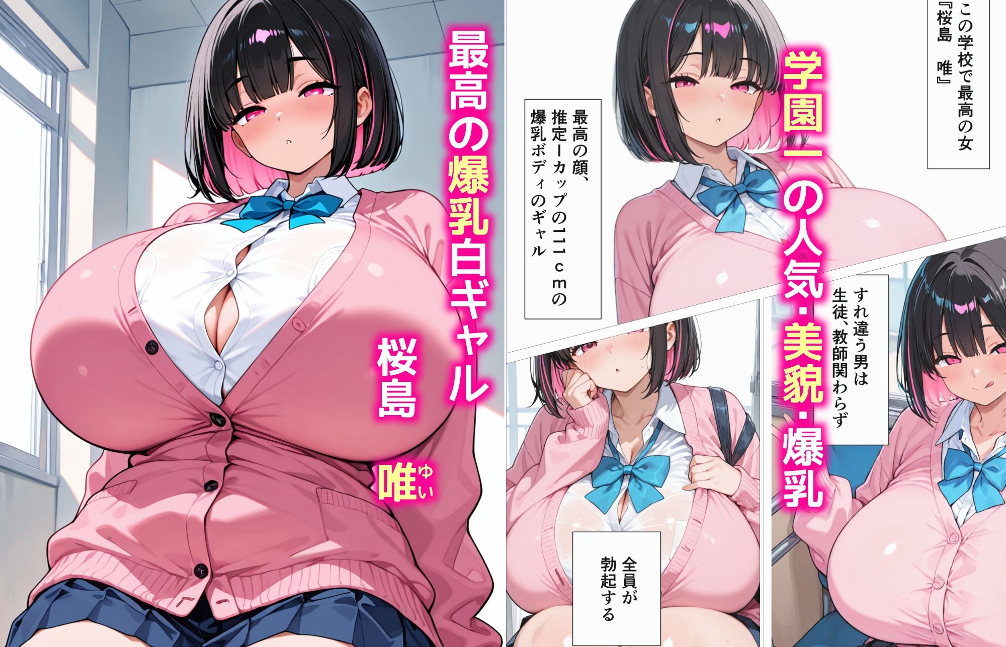 爆乳ギャルを催〇で性〇隷にするつもりが制御不能になってあまあまHで無限に搾精されちゃうお話 - サンプル画像 1