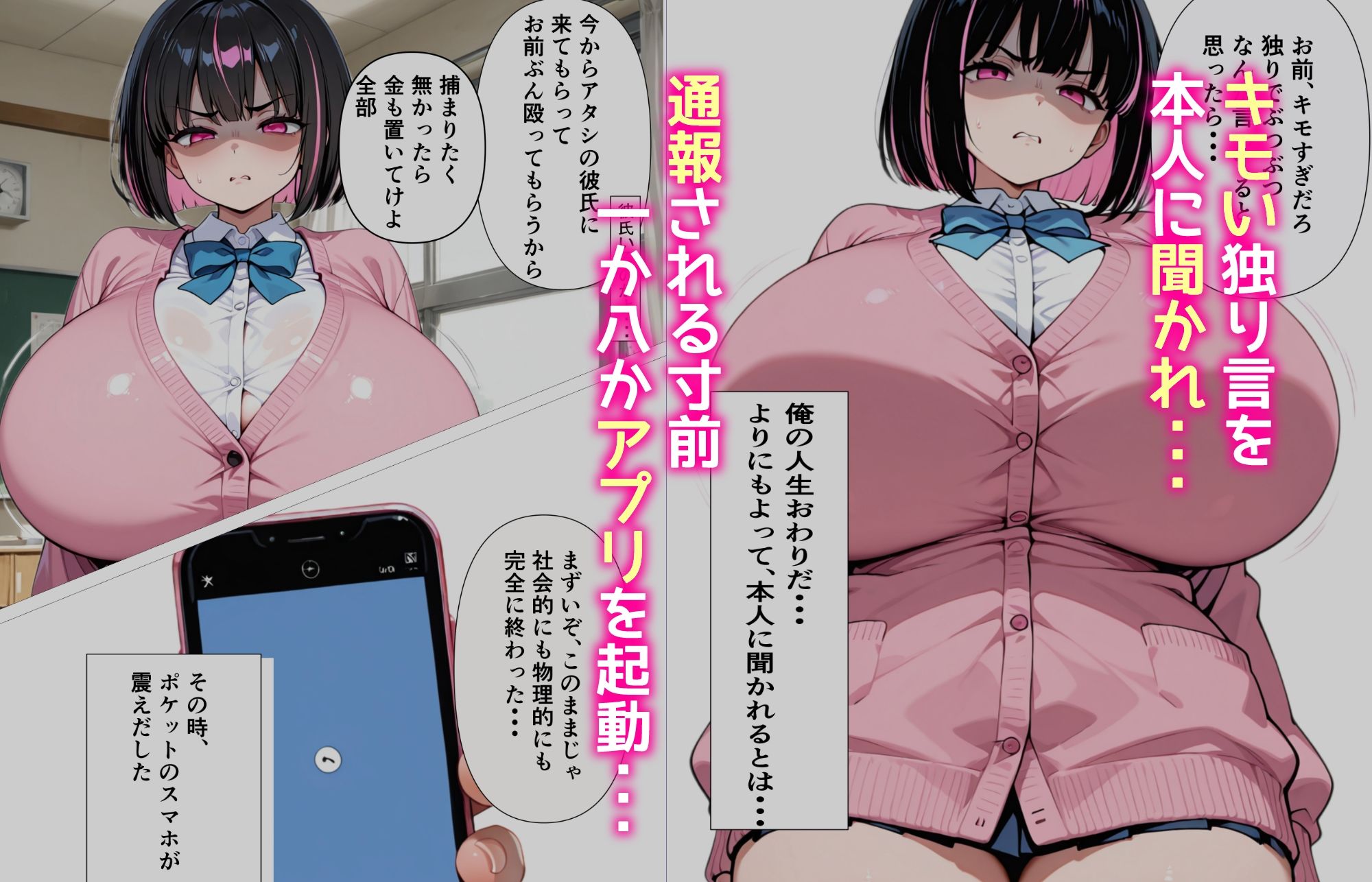 爆乳ギャルを催〇で性〇隷にするつもりが制御不能になってあまあまHで無限に搾精されちゃうお話 - サンプル画像 3