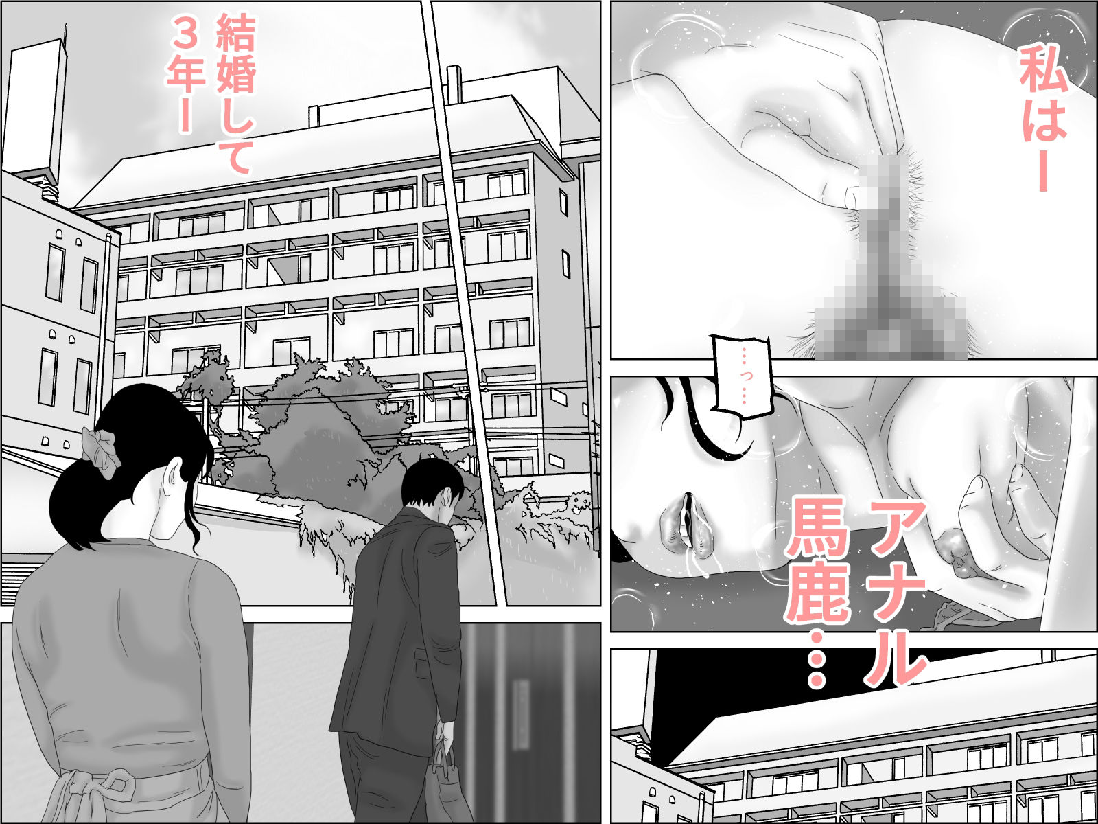 アナ友性交  剛毛版 - サンプル画像 1