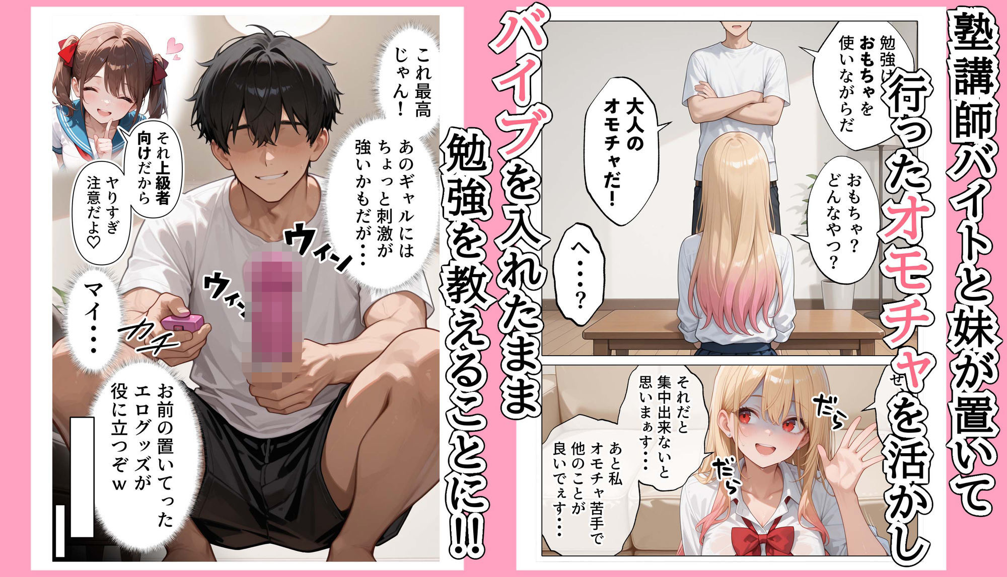 【続編:白ギャルJK2】ラブドール頼んだら、白ギャルJKが来た - サンプル画像 3