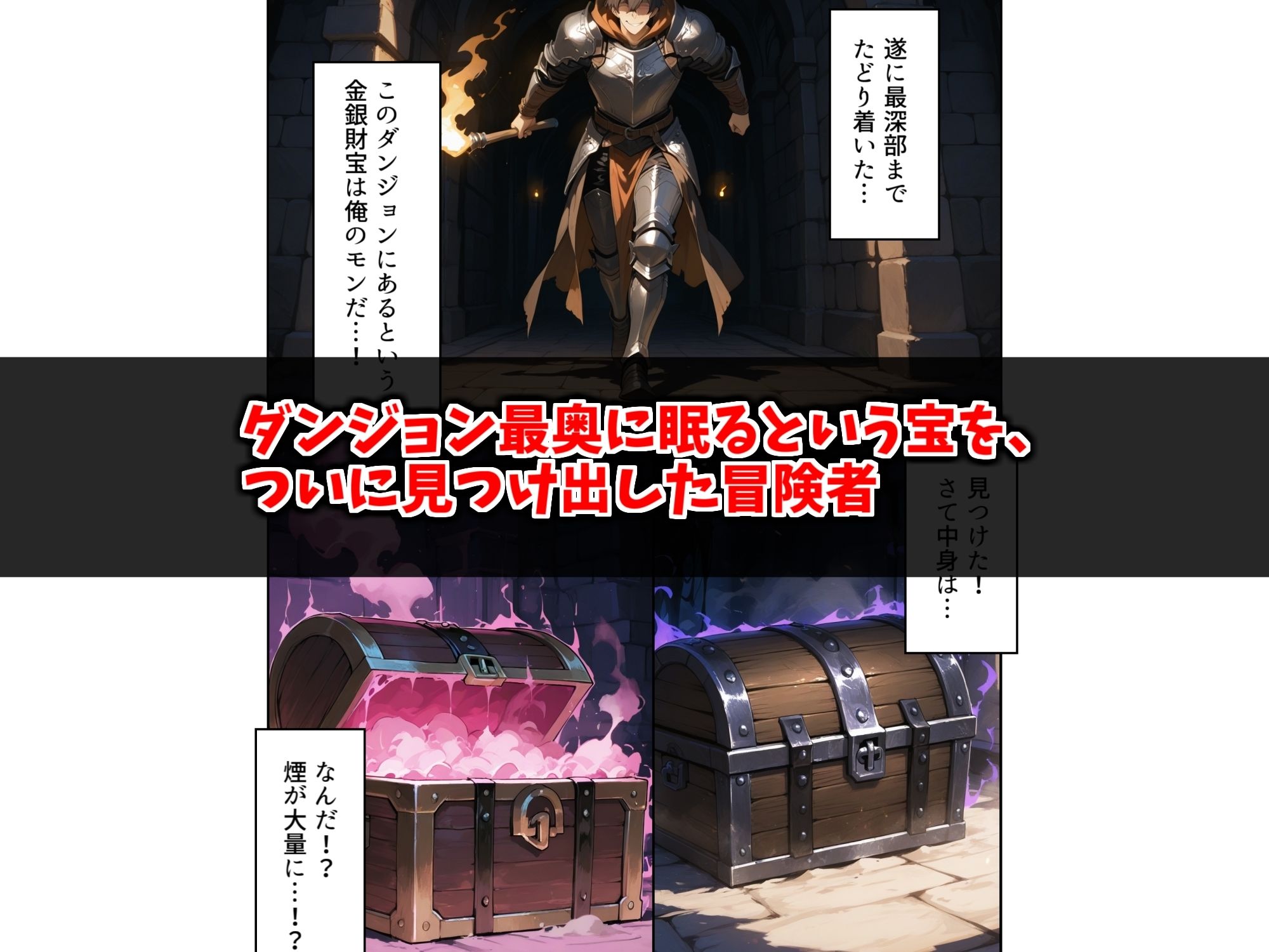 女体化した冒険者が快楽メス堕ちする話 - サンプル画像 1