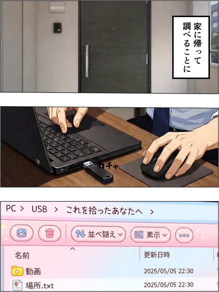 拾ったUSBメモリーで激エロエッチした話wwwwwwww - サンプル画像 3