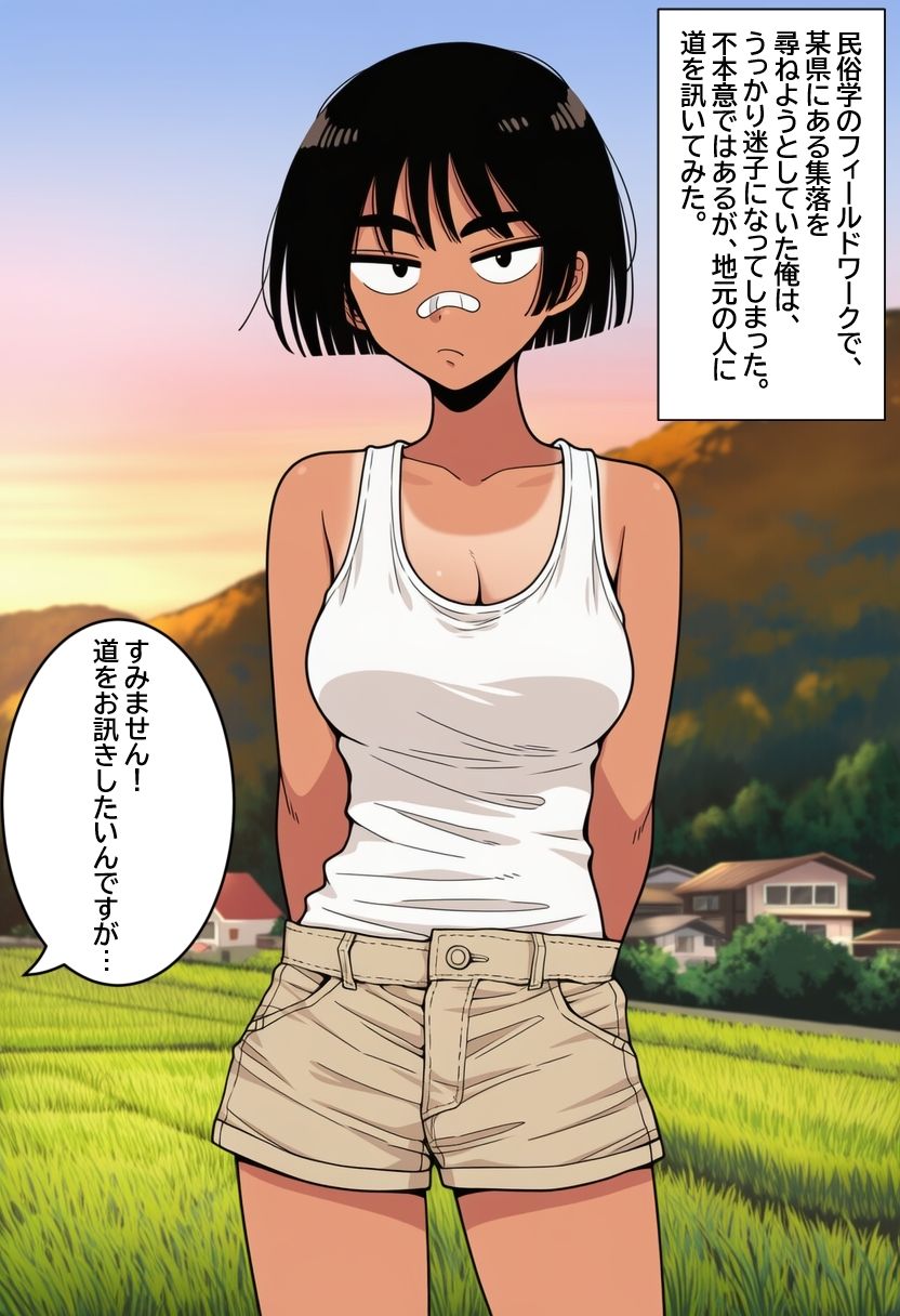 孕ませ村のボーイッシュ娘  日焼けした陸上女子が、無責任中出しされて妊娠するまで。 - サンプル画像 1