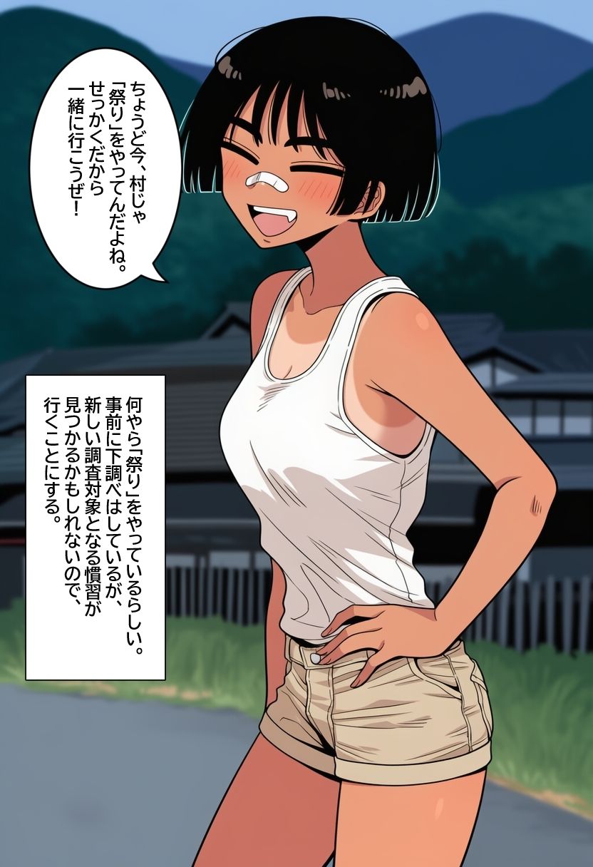 孕ませ村のボーイッシュ娘  日焼けした陸上女子が、無責任中出しされて妊娠するまで。 - サンプル画像 3