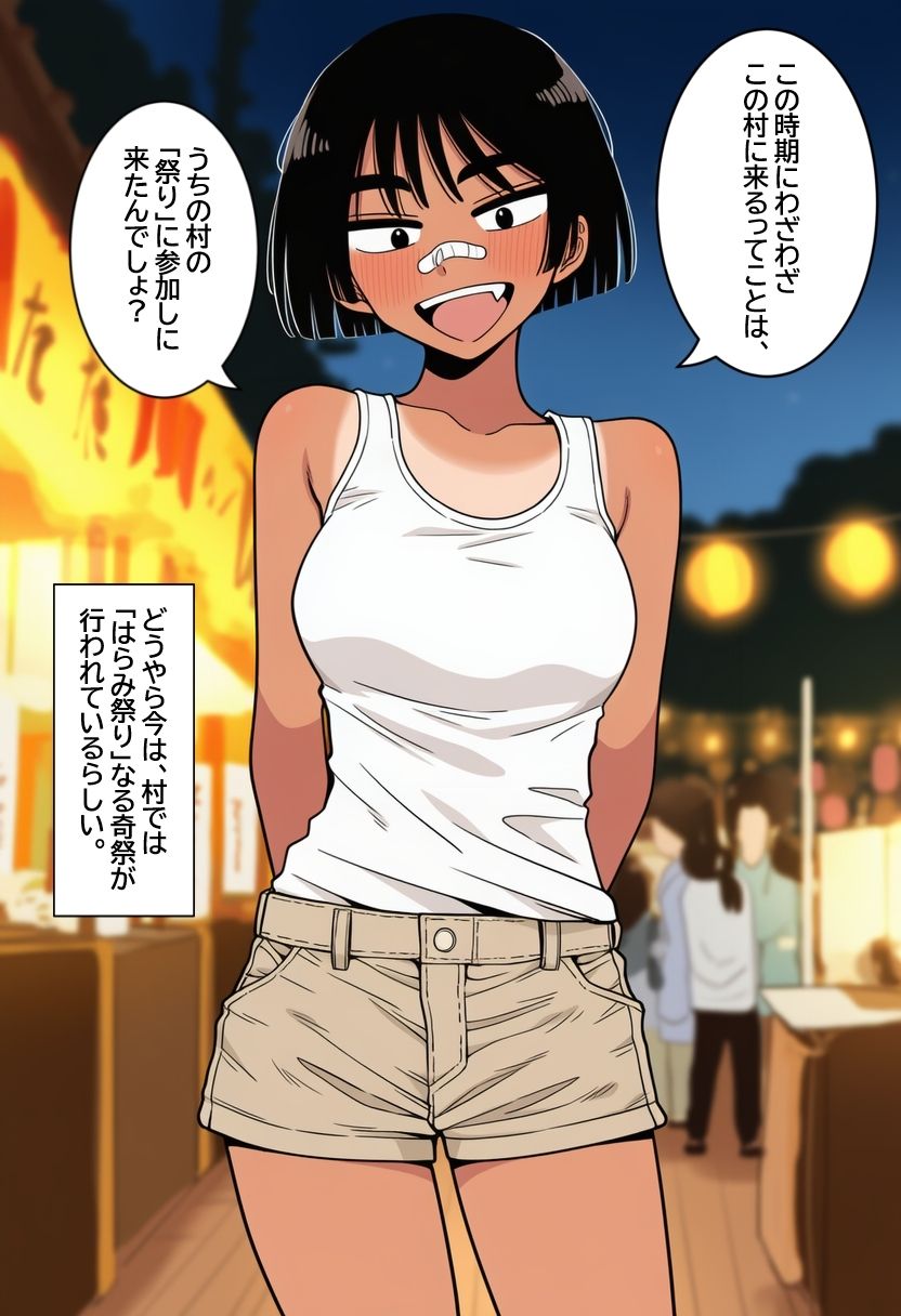 孕ませ村のボーイッシュ娘  日焼けした陸上女子が、無責任中出しされて妊娠するまで。 - サンプル画像 5