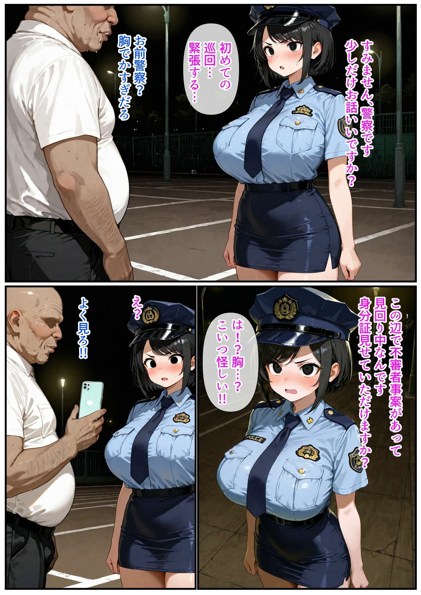 常識改変済 新米女警察官 事情聴取は膣内射精まで - サンプル画像 2