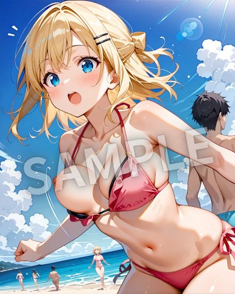 SUMMER MOMENTs ― カレンのビーチハプニングコレクション ― - サンプル画像 4