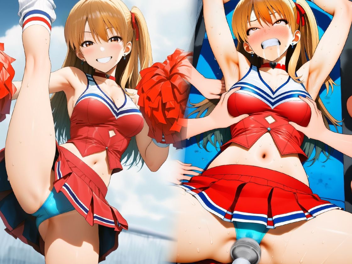 『チアガール集団レズいじめ、女同士の地獄の快楽責め』三部作セット！冬の特別セール - サンプル画像 2