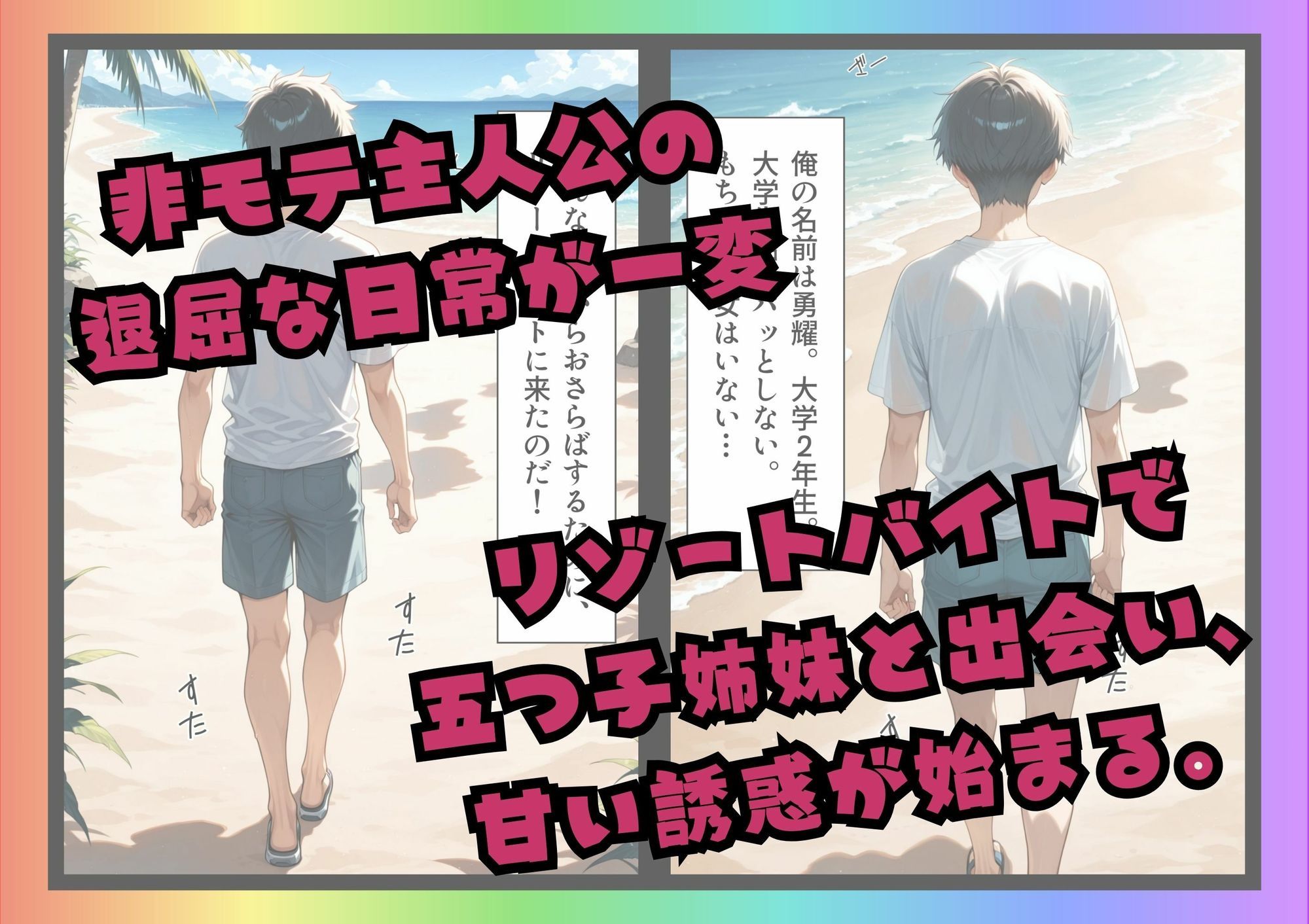 五等分の誘惑 in リゾートバイト - サンプル画像 2