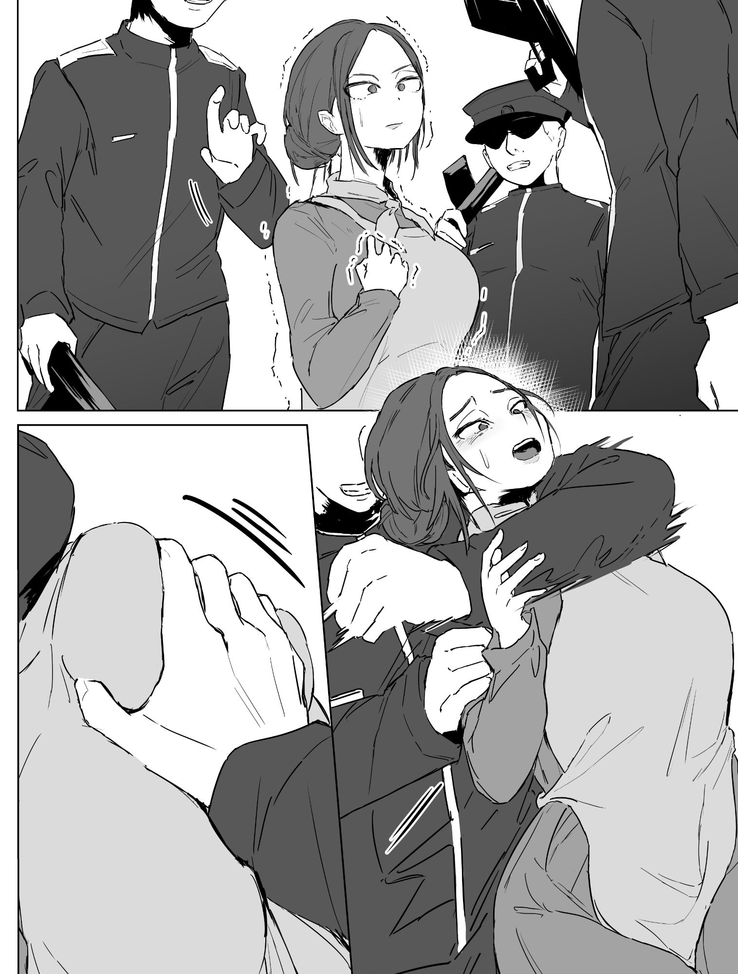 戦時下で妻と娘が略奪凌●レ●プされる話 - サンプル画像 5