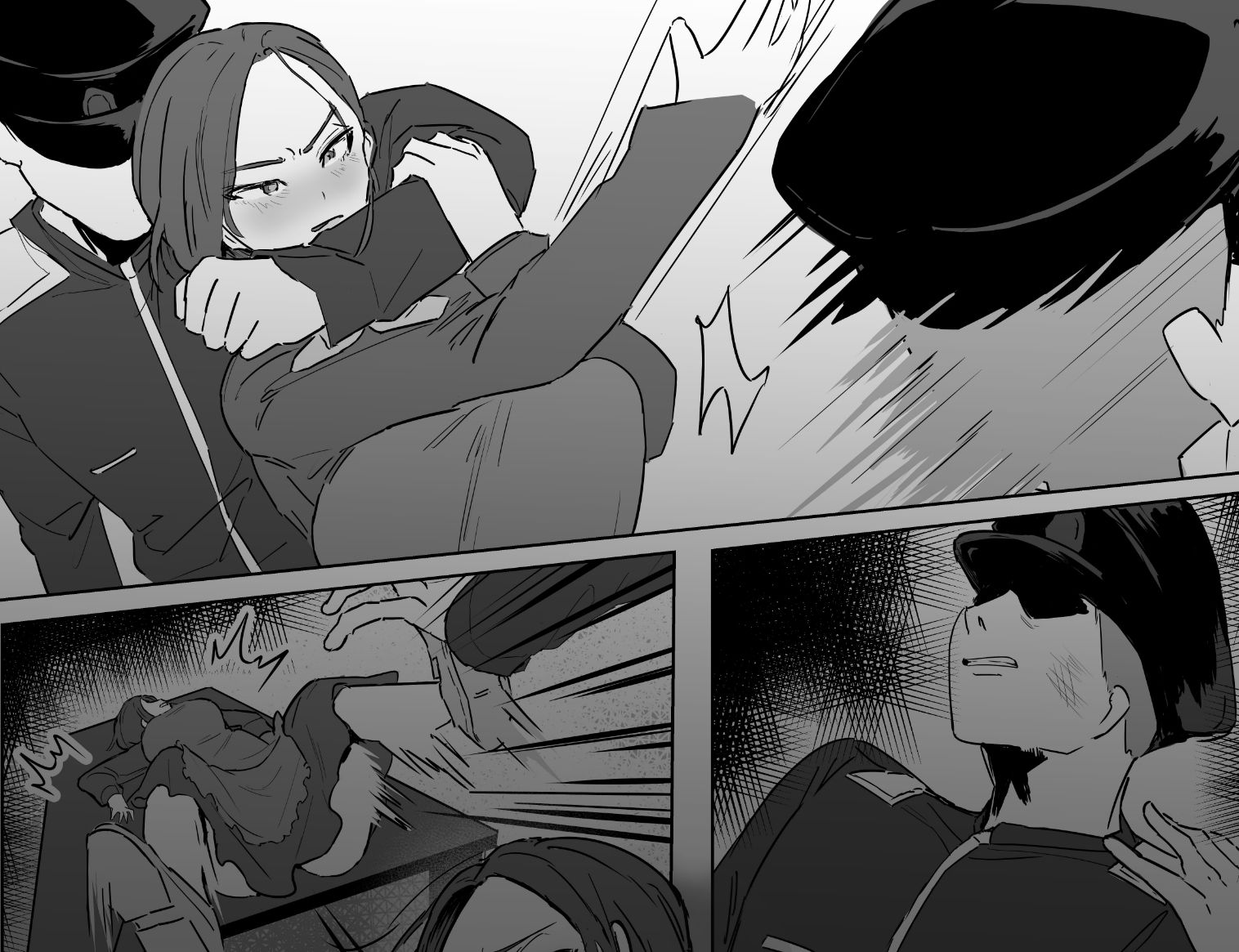 戦時下で妻と娘が略奪凌●レ●プされる話 - サンプル画像 6